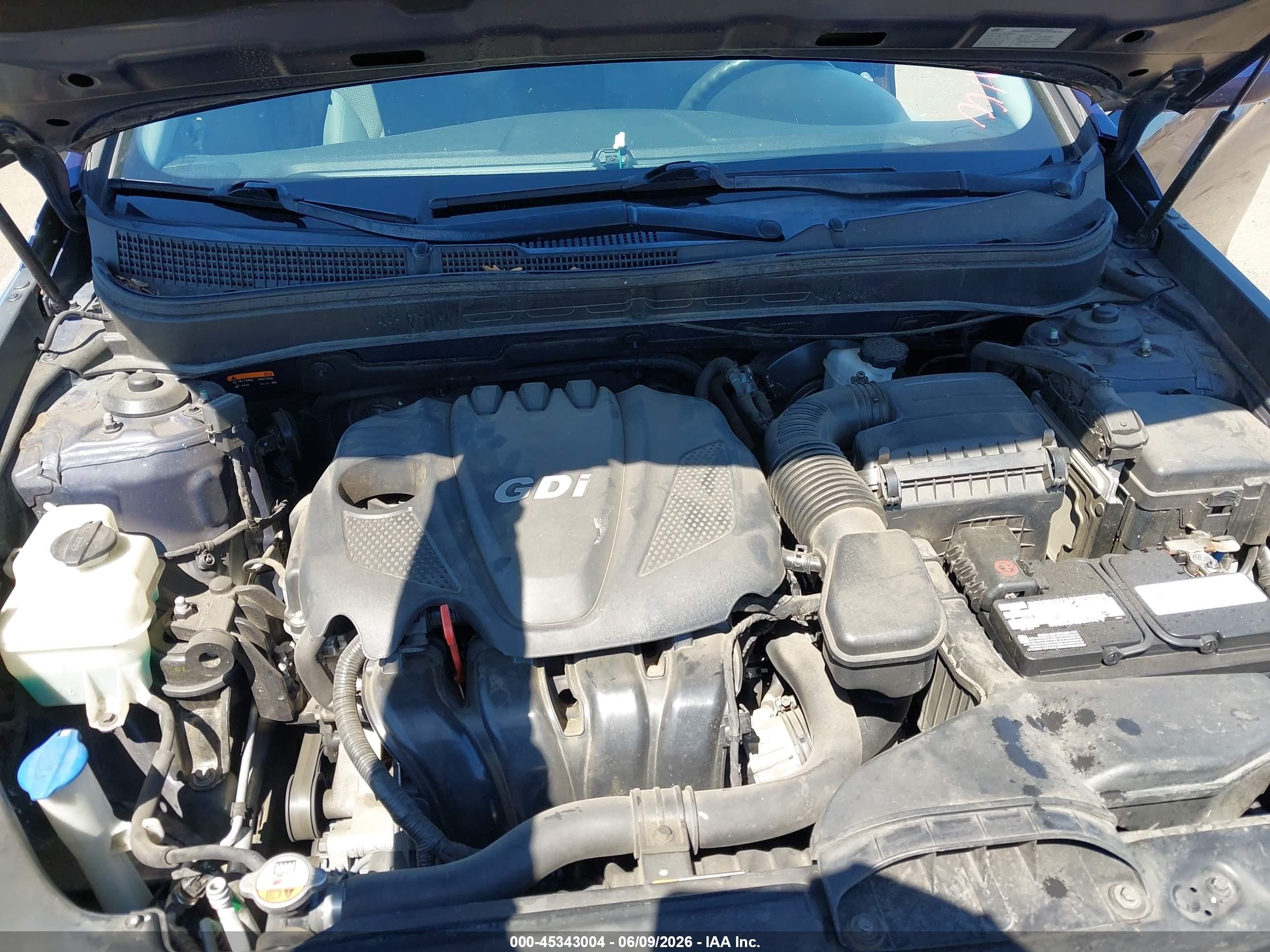 2014 Hyundai Sonata Gls Синий vin: 5NPEB4AC5EH856761