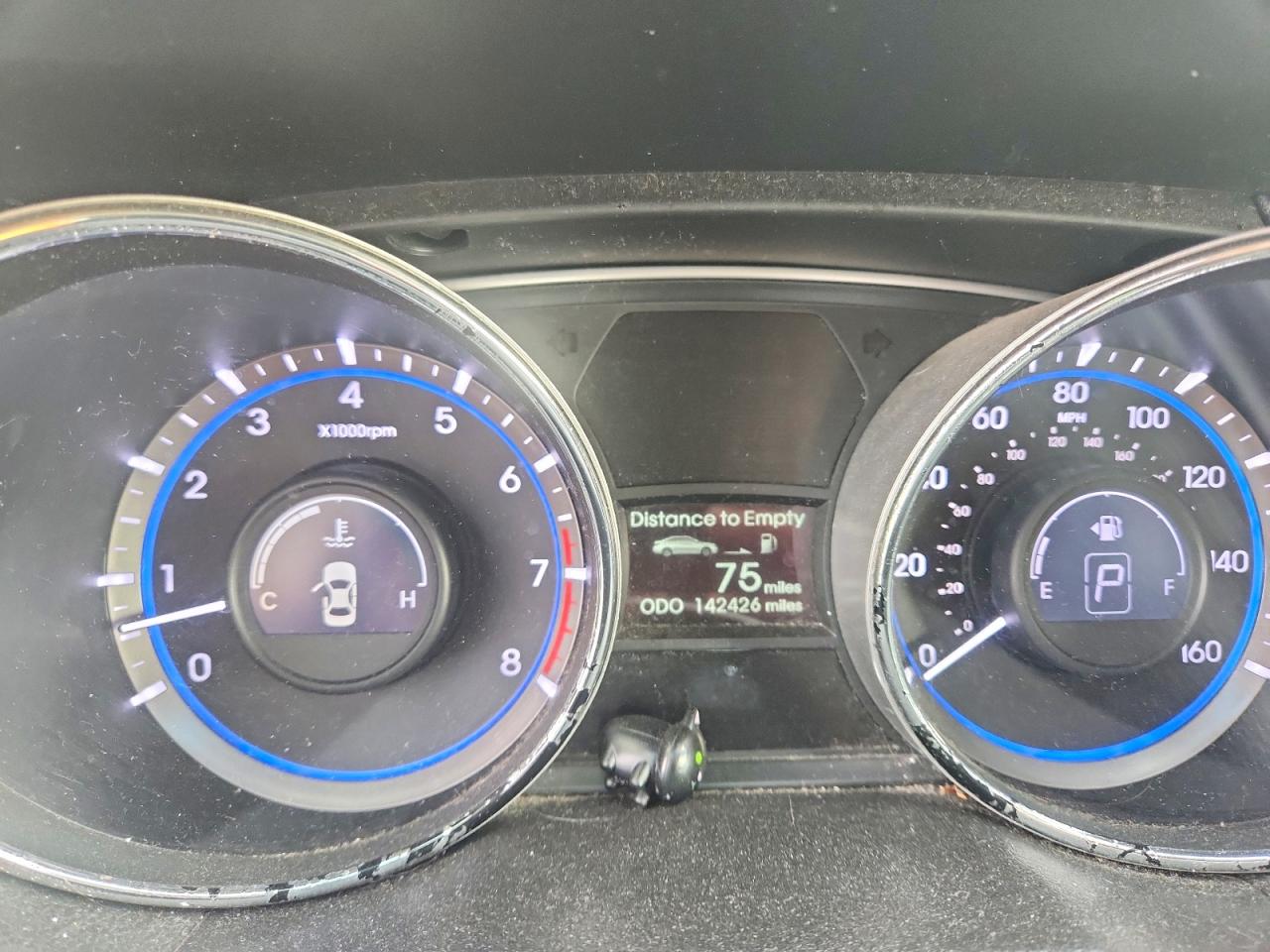 2014 Hyundai Sonata Gls Синий vin: 5NPEB4AC5EH866674
