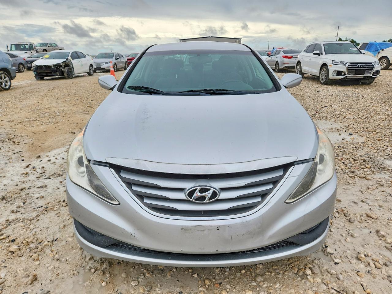 2014 Hyundai Sonata Gls Silver vin: 5NPEB4AC5EH866707