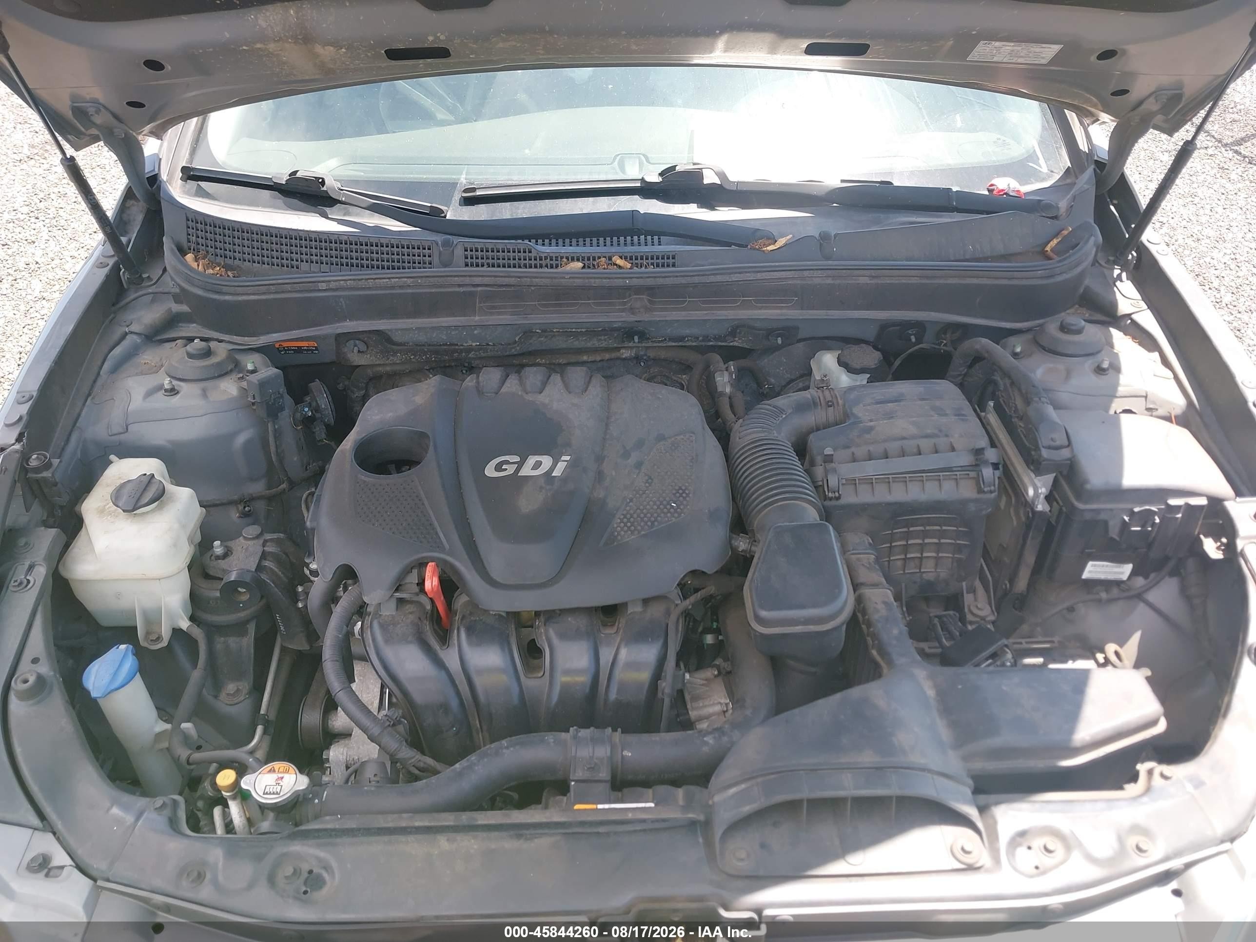 2014 Hyundai Sonata Gls Gray vin: 5NPEB4AC5EH867016