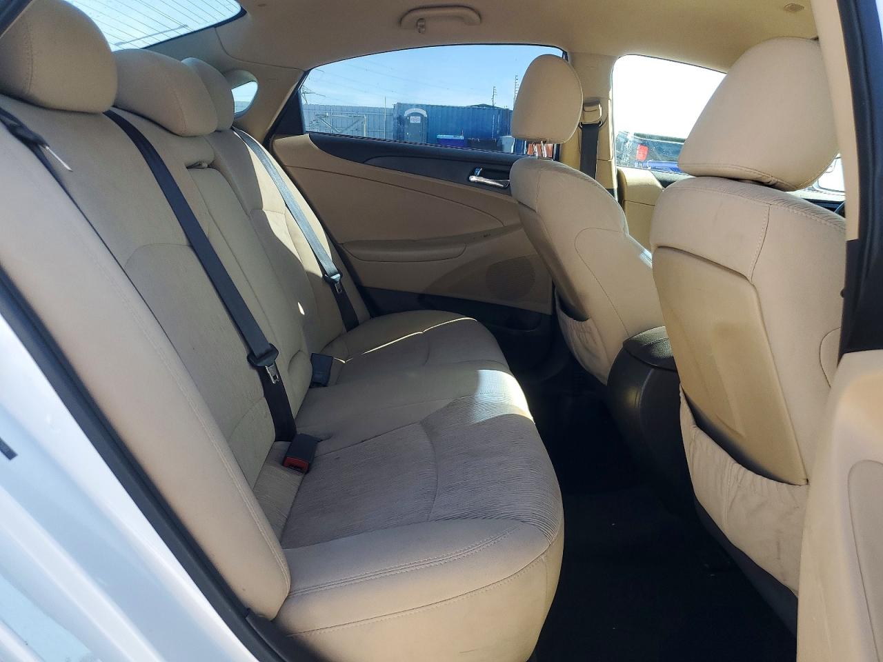 2014 Hyundai Sonata Gls White vin: 5NPEB4AC5EH871051