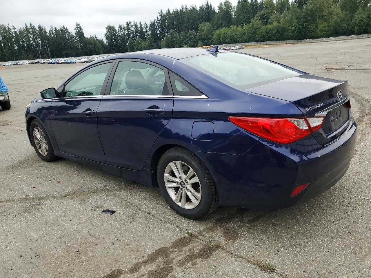 2014 Hyundai Sonata Gls Blue vin: 5NPEB4AC5EH879392