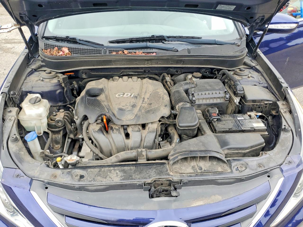 2014 Hyundai Sonata Gls Blue vin: 5NPEB4AC5EH879392