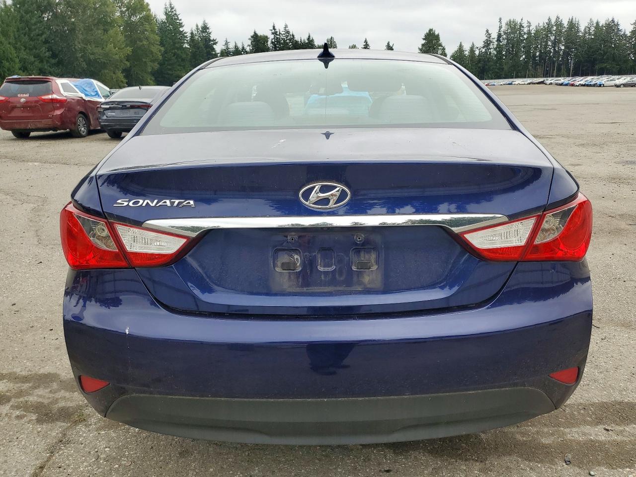 2014 Hyundai Sonata Gls Blue vin: 5NPEB4AC5EH879392