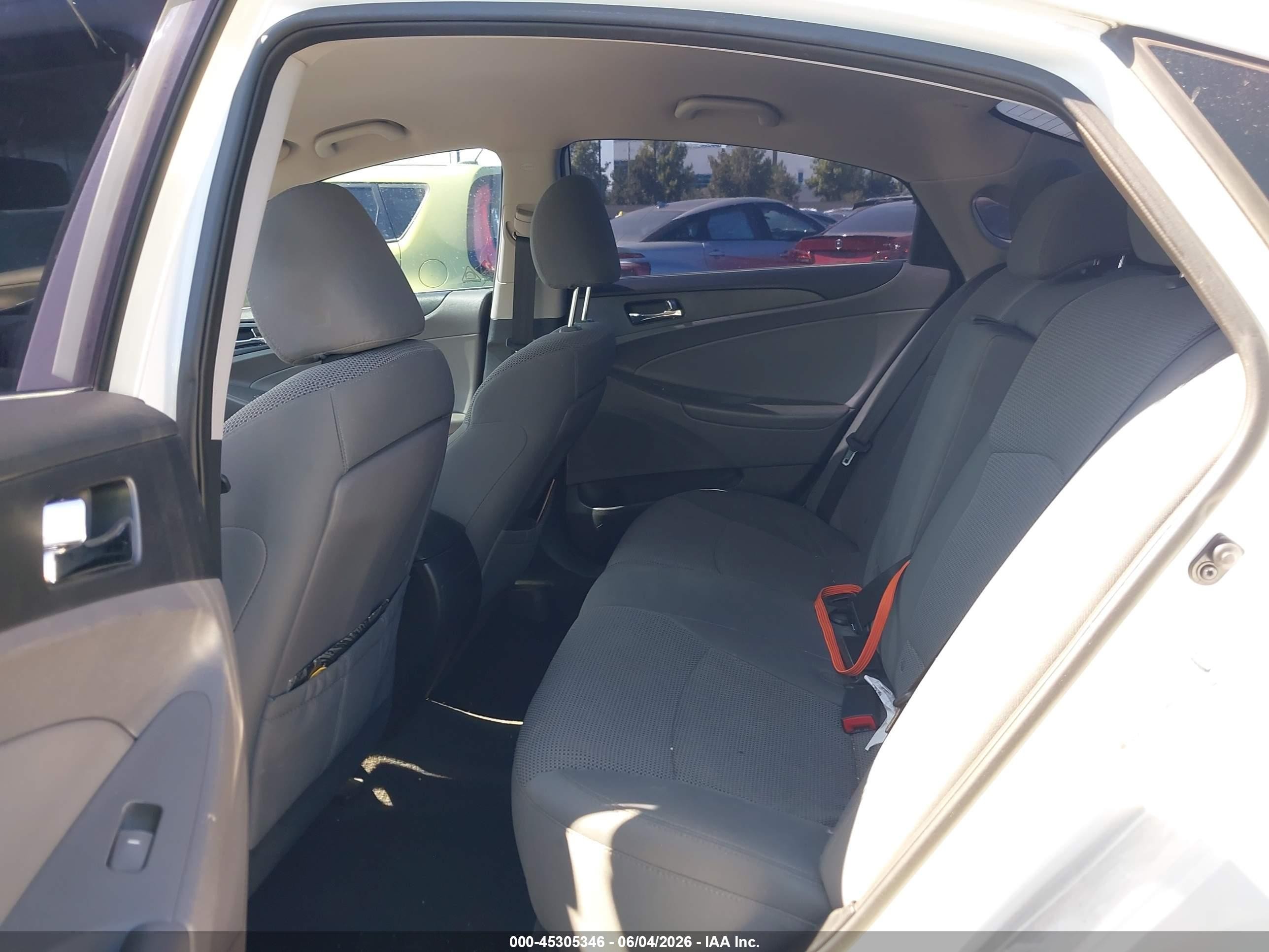2014 Hyundai Sonata Gls White vin: 5NPEB4AC5EH880333