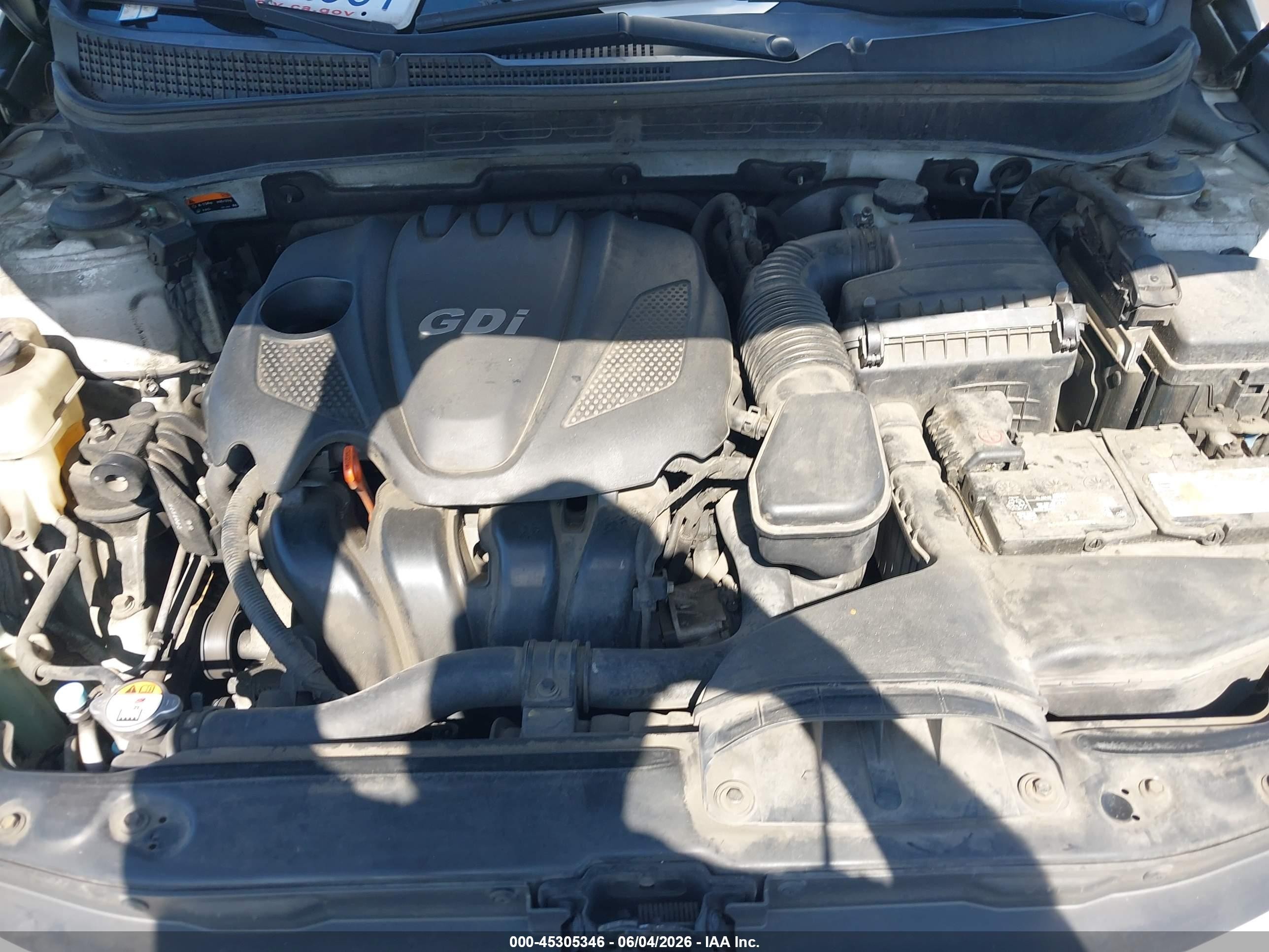 2014 Hyundai Sonata Gls White vin: 5NPEB4AC5EH880333