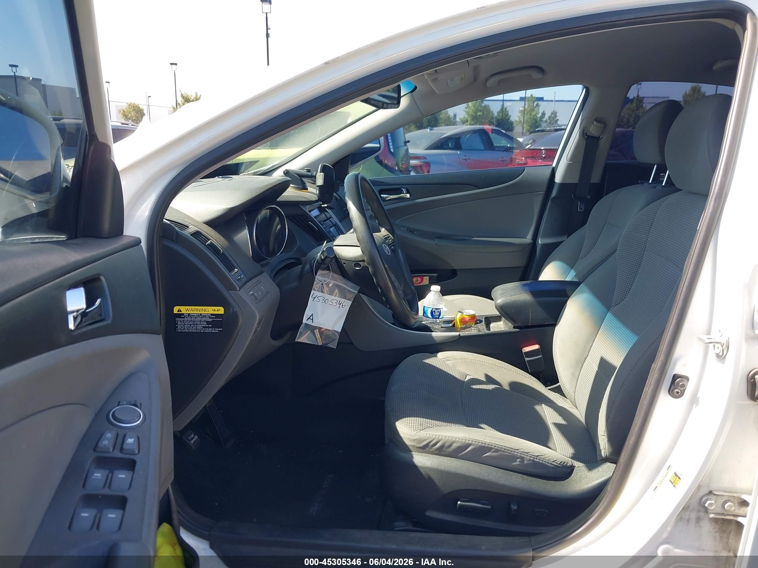 2014 Hyundai Sonata Gls White vin: 5NPEB4AC5EH880333