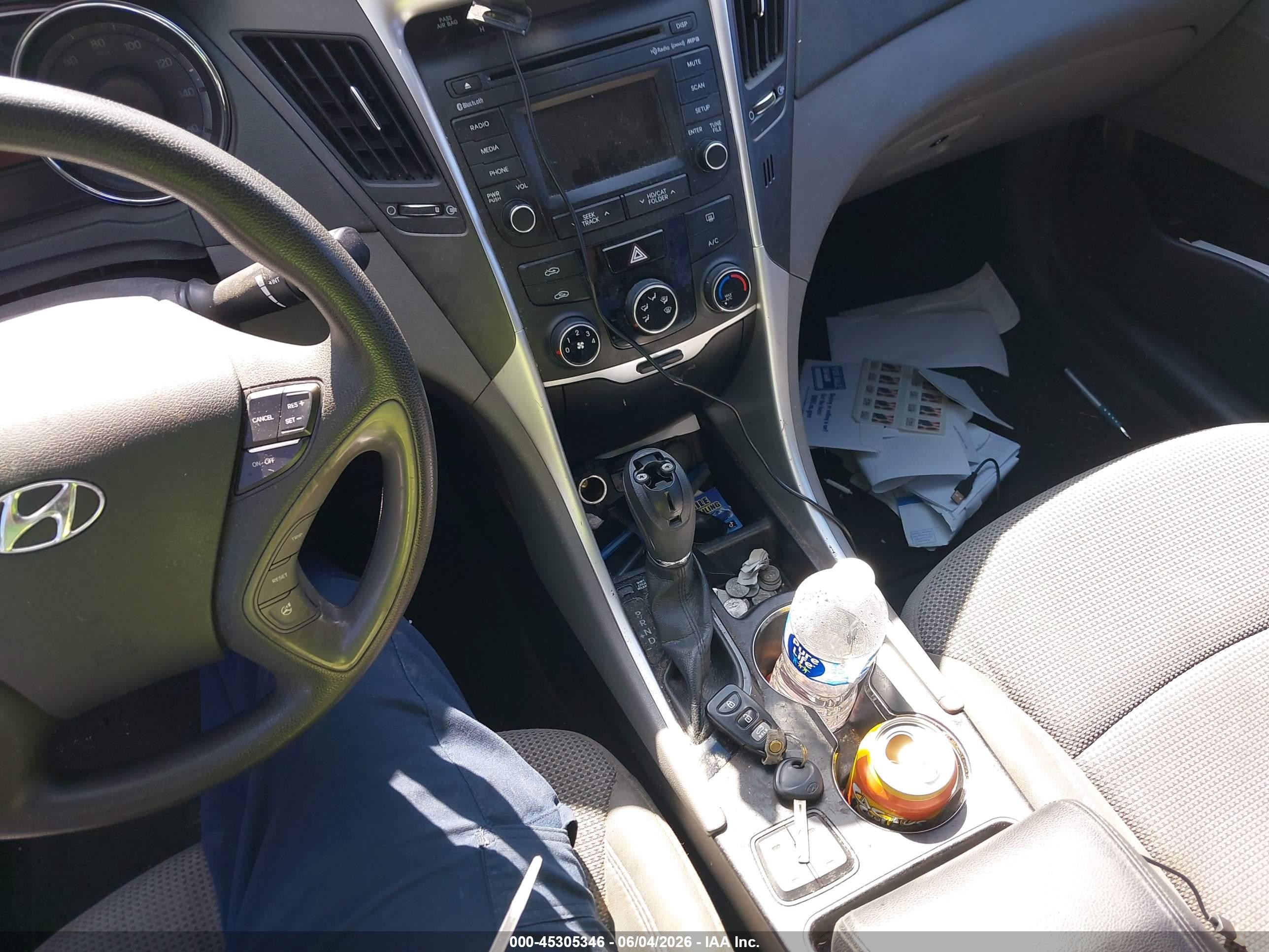 2014 Hyundai Sonata Gls White vin: 5NPEB4AC5EH880333