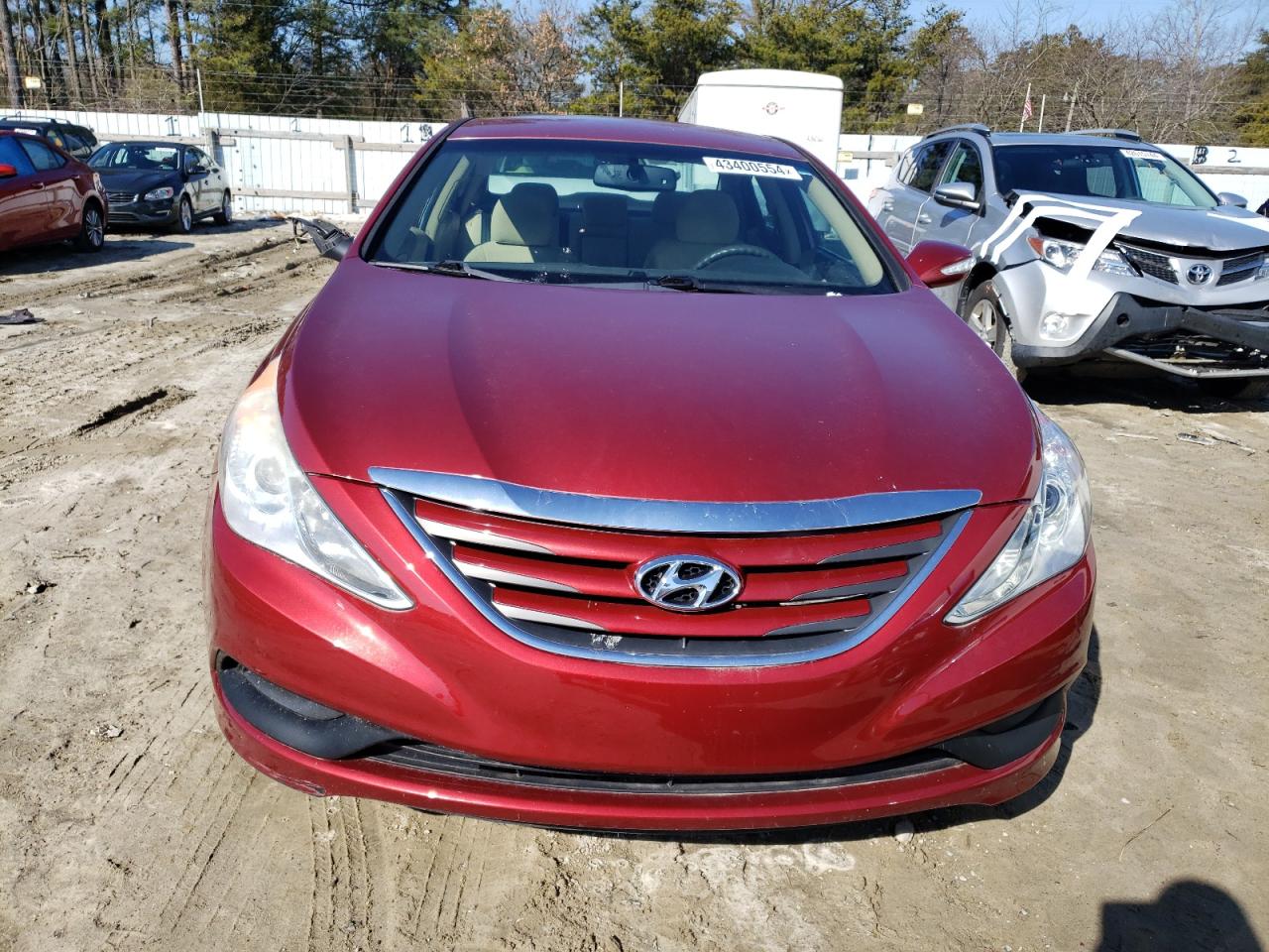 2014 Hyundai Sonata Gls Red vin: 5NPEB4AC5EH880803