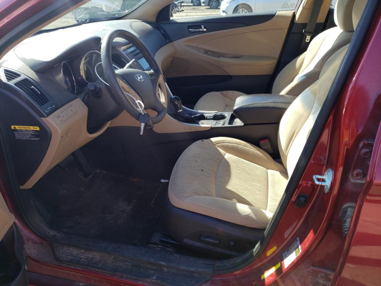 2014 Hyundai Sonata Gls Red vin: 5NPEB4AC5EH880803