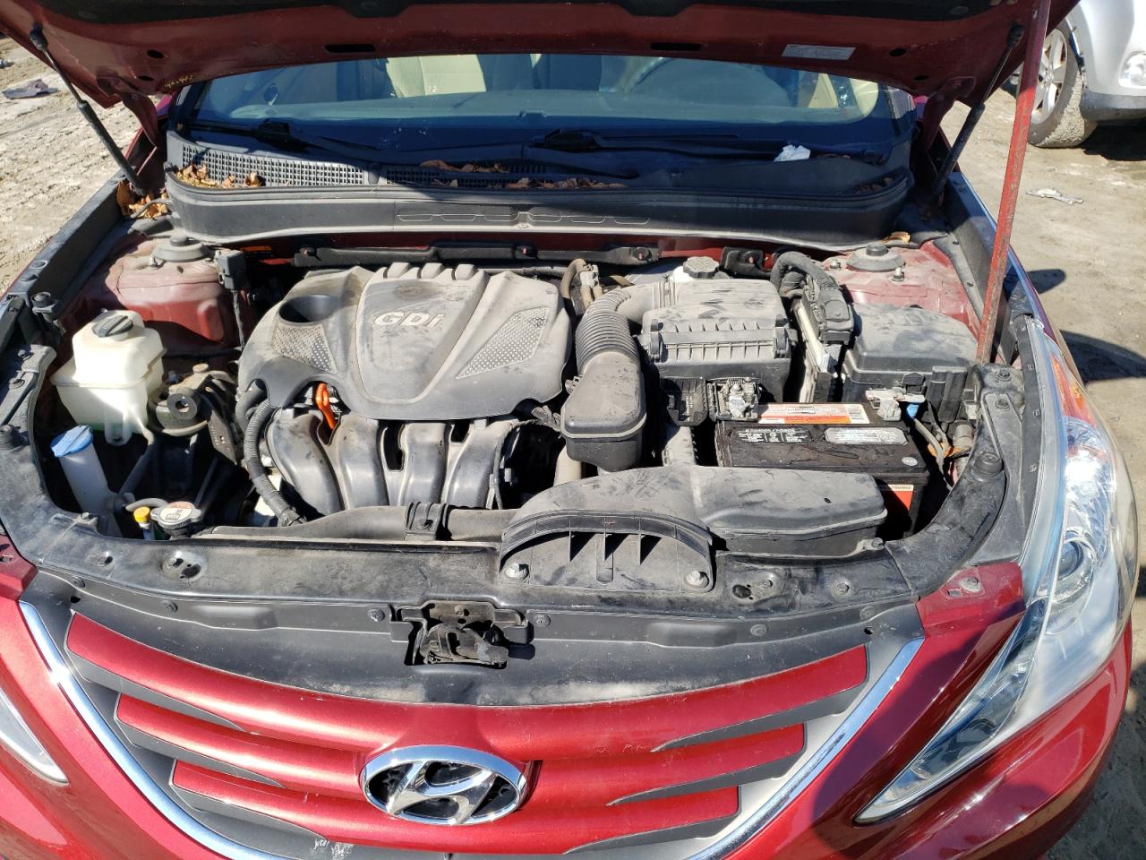 2014 Hyundai Sonata Gls Red vin: 5NPEB4AC5EH880803