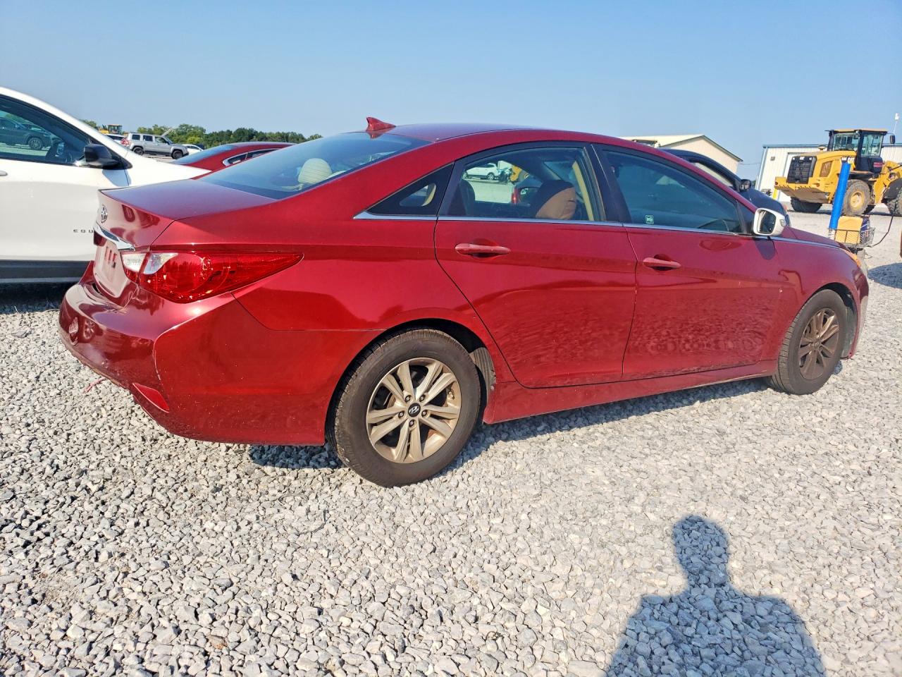 2014 Hyundai Sonata Gls Red vin: 5NPEB4AC5EH880803