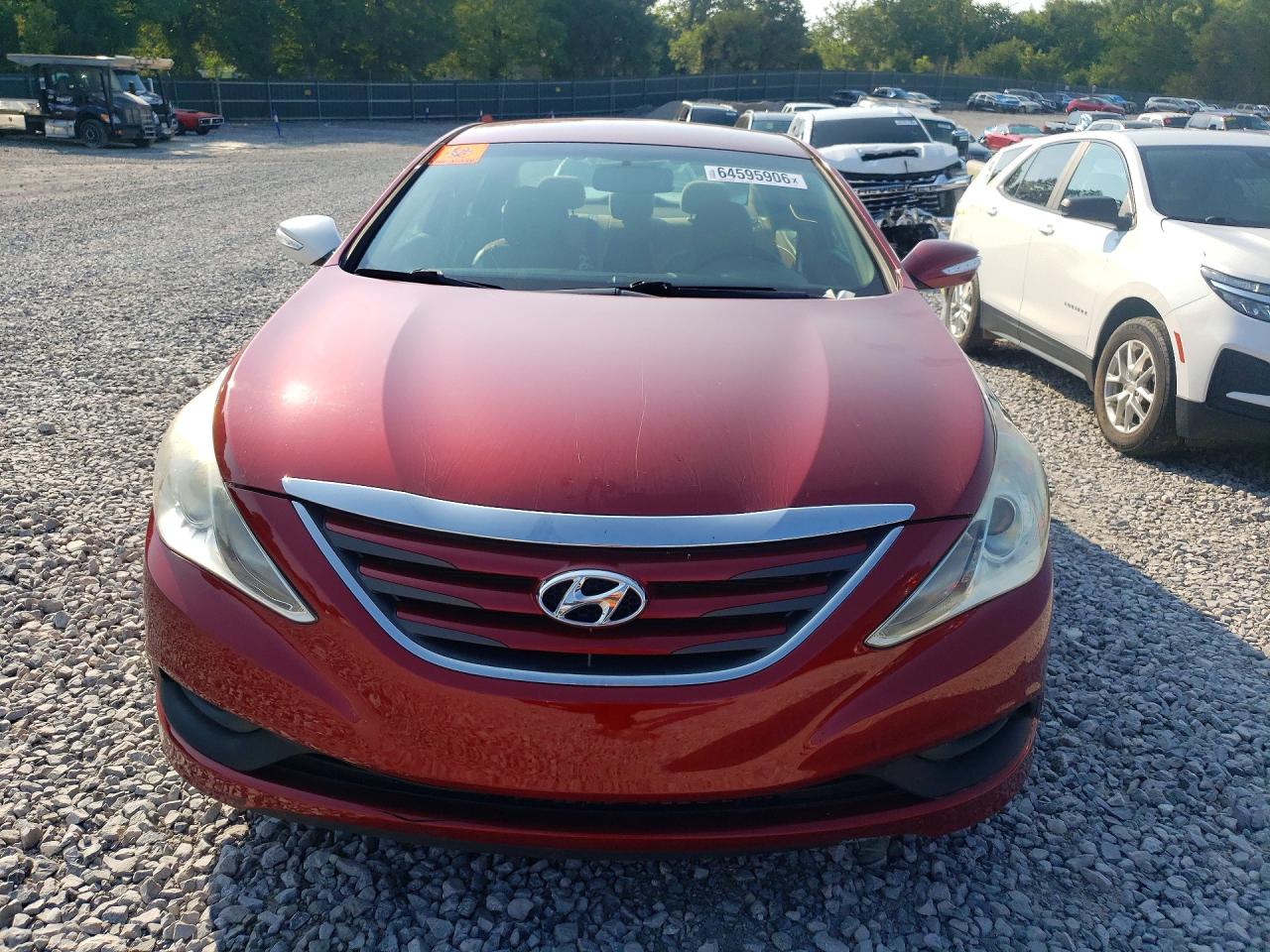 2014 Hyundai Sonata Gls Red vin: 5NPEB4AC5EH880803
