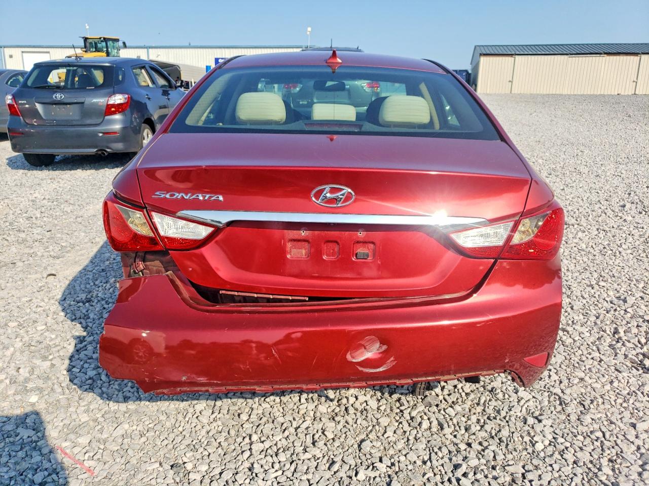 2014 Hyundai Sonata Gls Red vin: 5NPEB4AC5EH880803