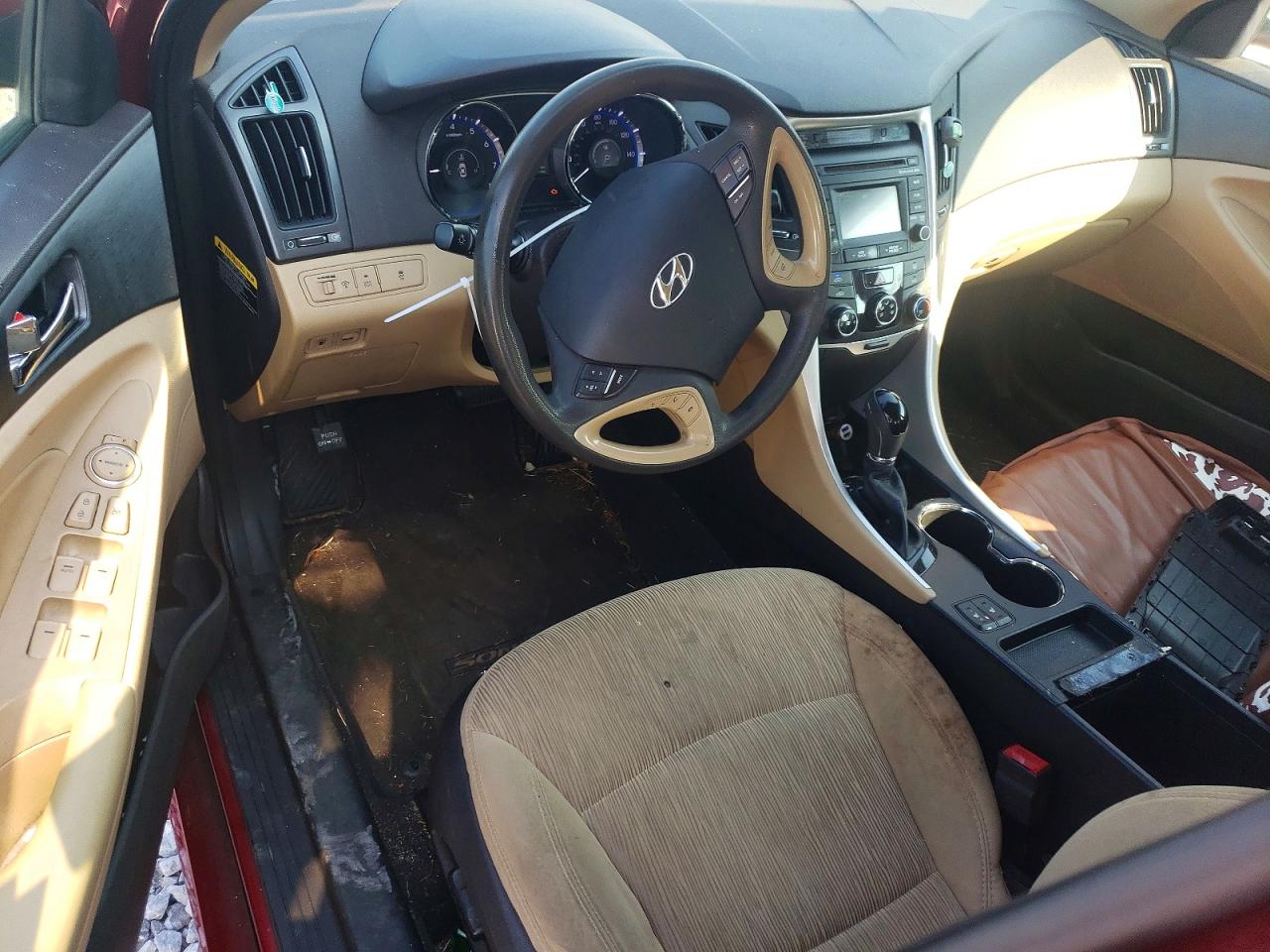 2014 Hyundai Sonata Gls Red vin: 5NPEB4AC5EH880803