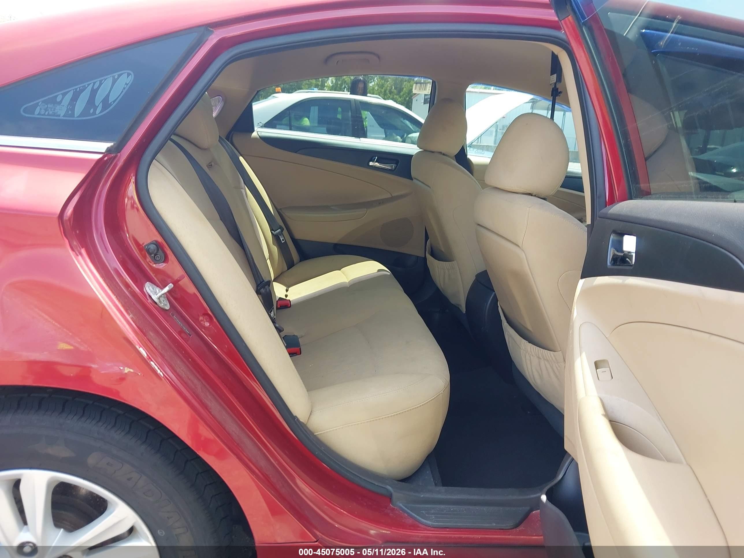 2014 Hyundai Sonata Gls Красный vin: 5NPEB4AC5EH883684