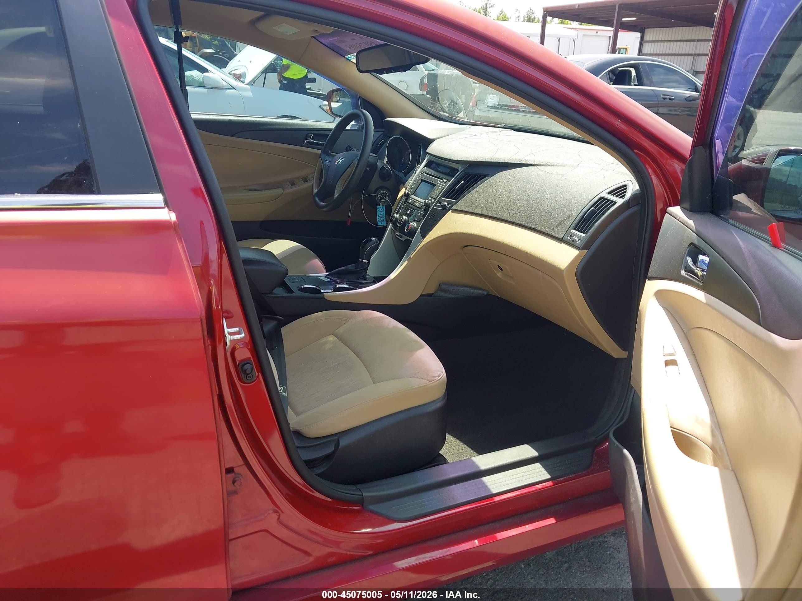 2014 Hyundai Sonata Gls Красный vin: 5NPEB4AC5EH883684