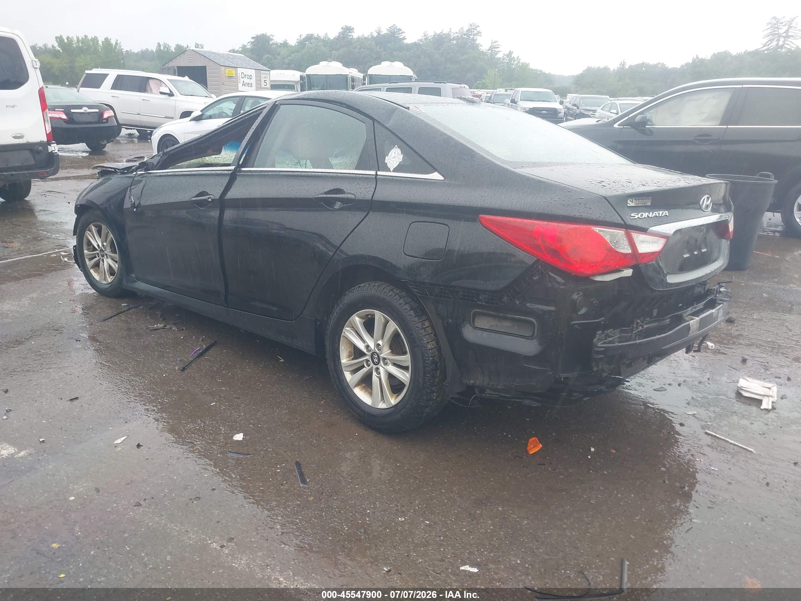 2014 Hyundai Sonata Gls Black vin: 5NPEB4AC5EH885693