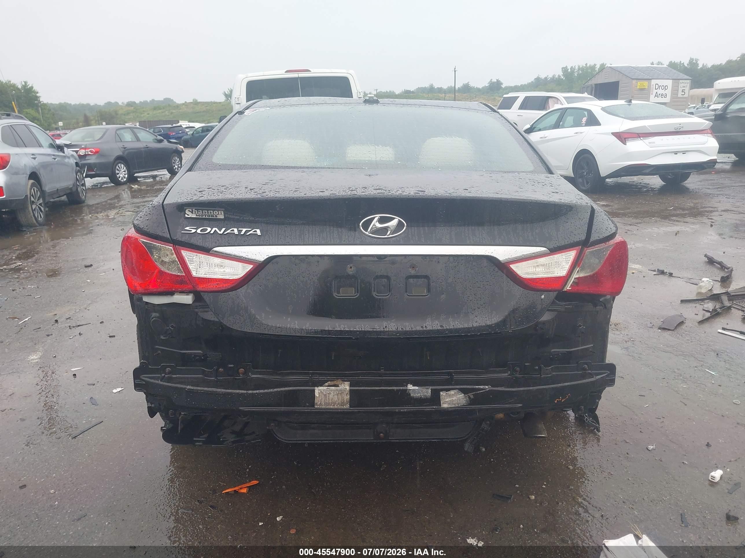 2014 Hyundai Sonata Gls Black vin: 5NPEB4AC5EH885693