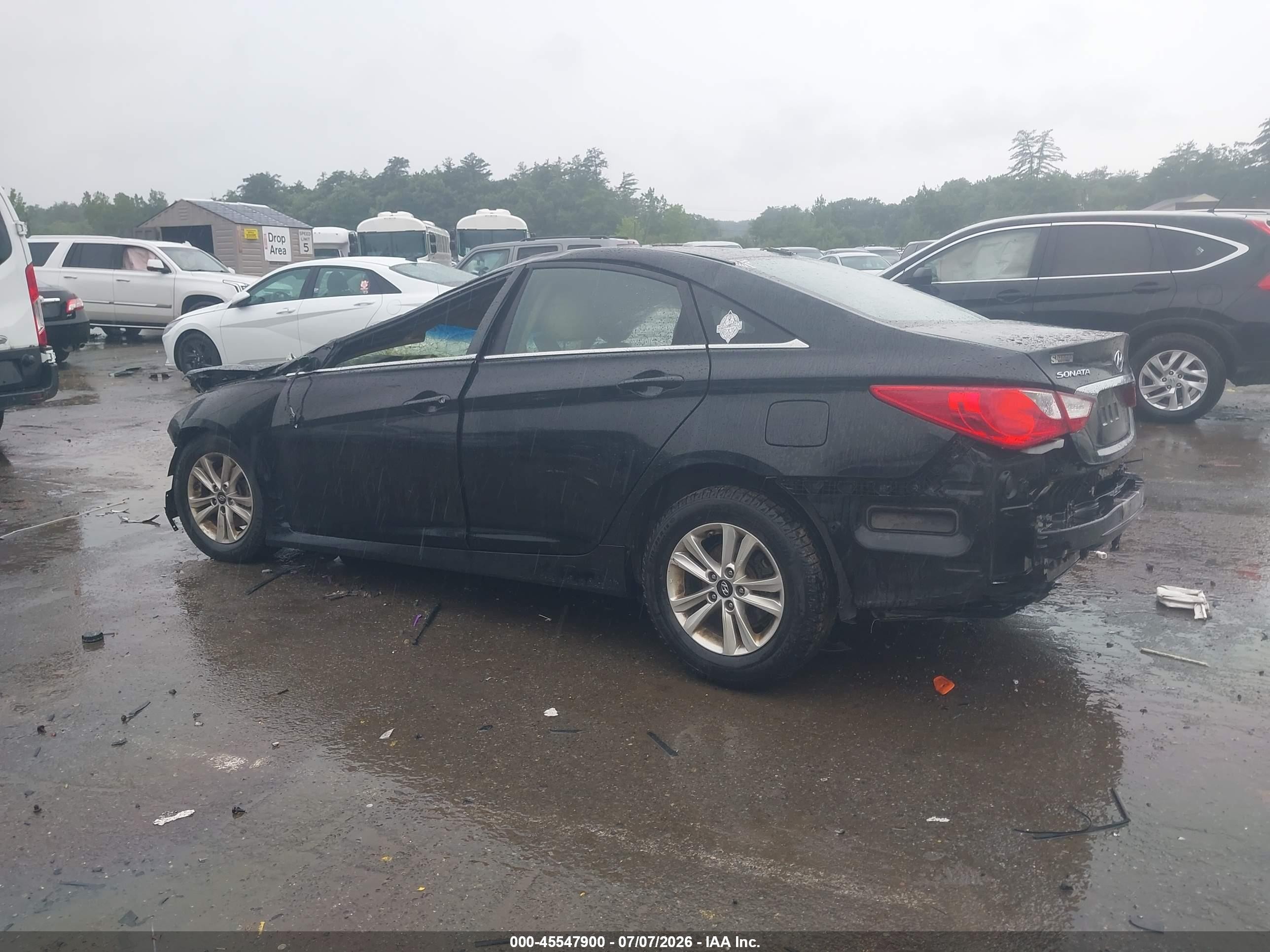 2014 Hyundai Sonata Gls Black vin: 5NPEB4AC5EH885693