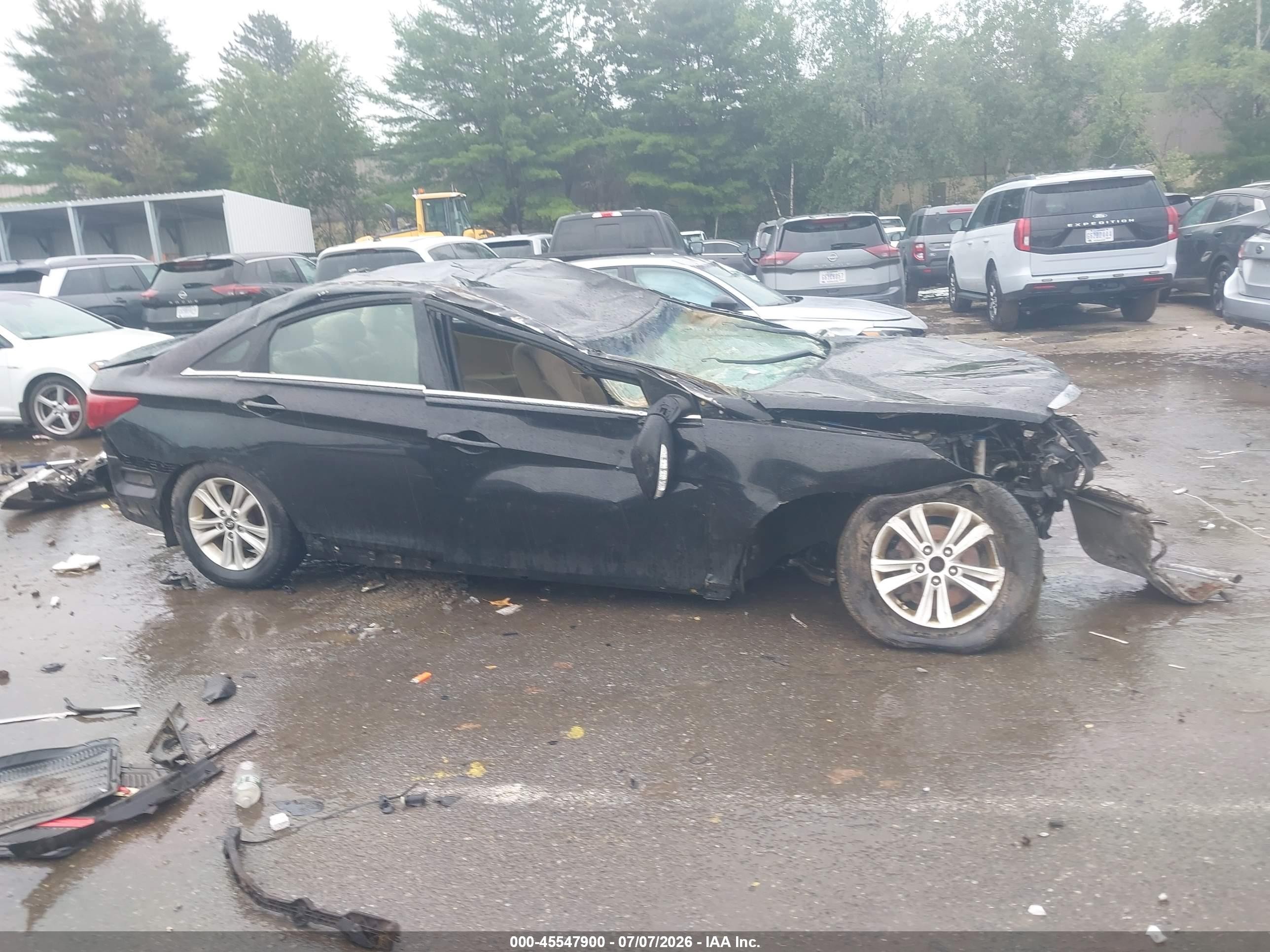 2014 Hyundai Sonata Gls Black vin: 5NPEB4AC5EH885693
