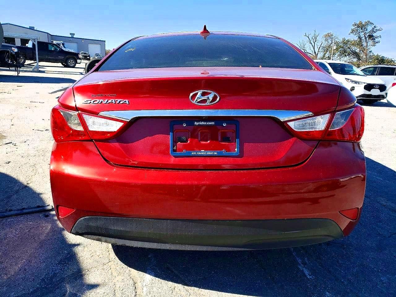 2014 Hyundai Sonata Gls Red vin: 5NPEB4AC5EH885774