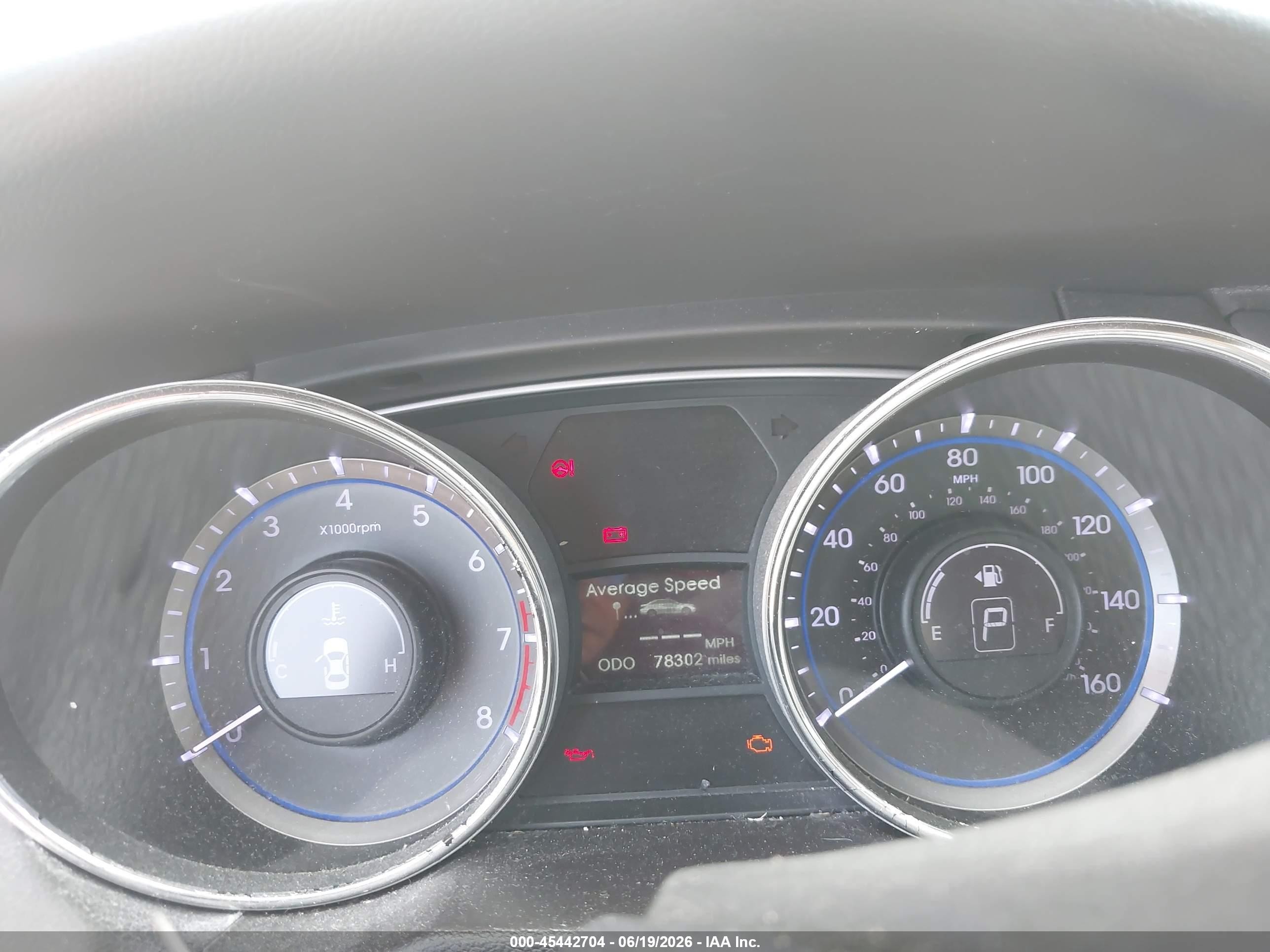 2014 Hyundai Sonata Gls Синий vin: 5NPEB4AC5EH886679