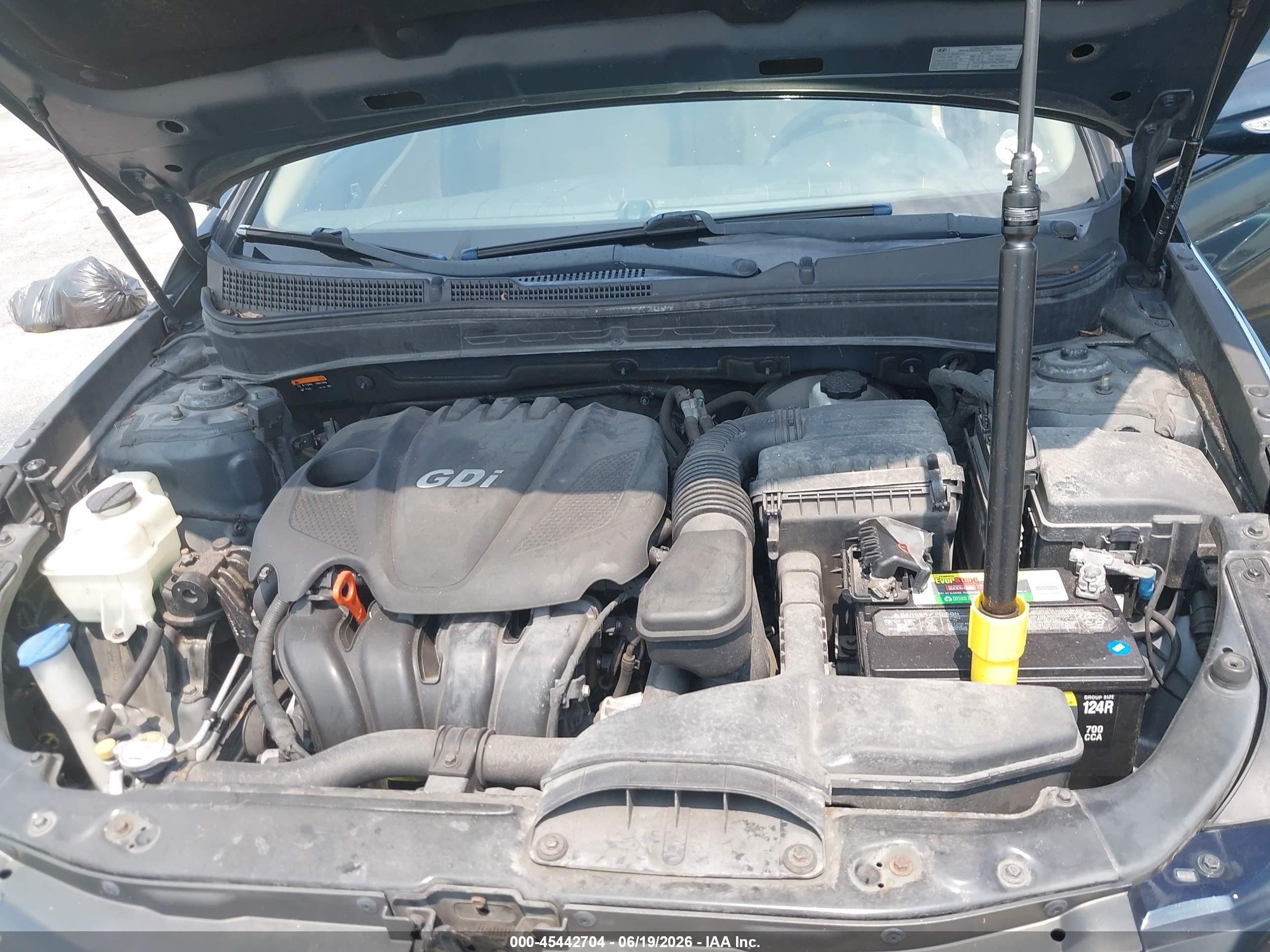 2014 Hyundai Sonata Gls Синий vin: 5NPEB4AC5EH886679