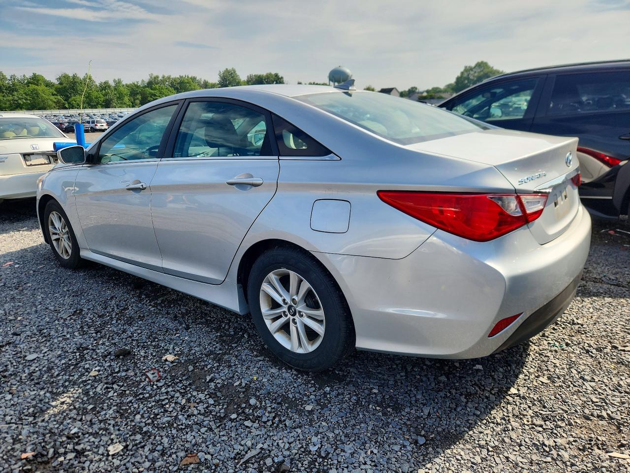 2014 Hyundai Sonata Gls Silver vin: 5NPEB4AC5EH895365