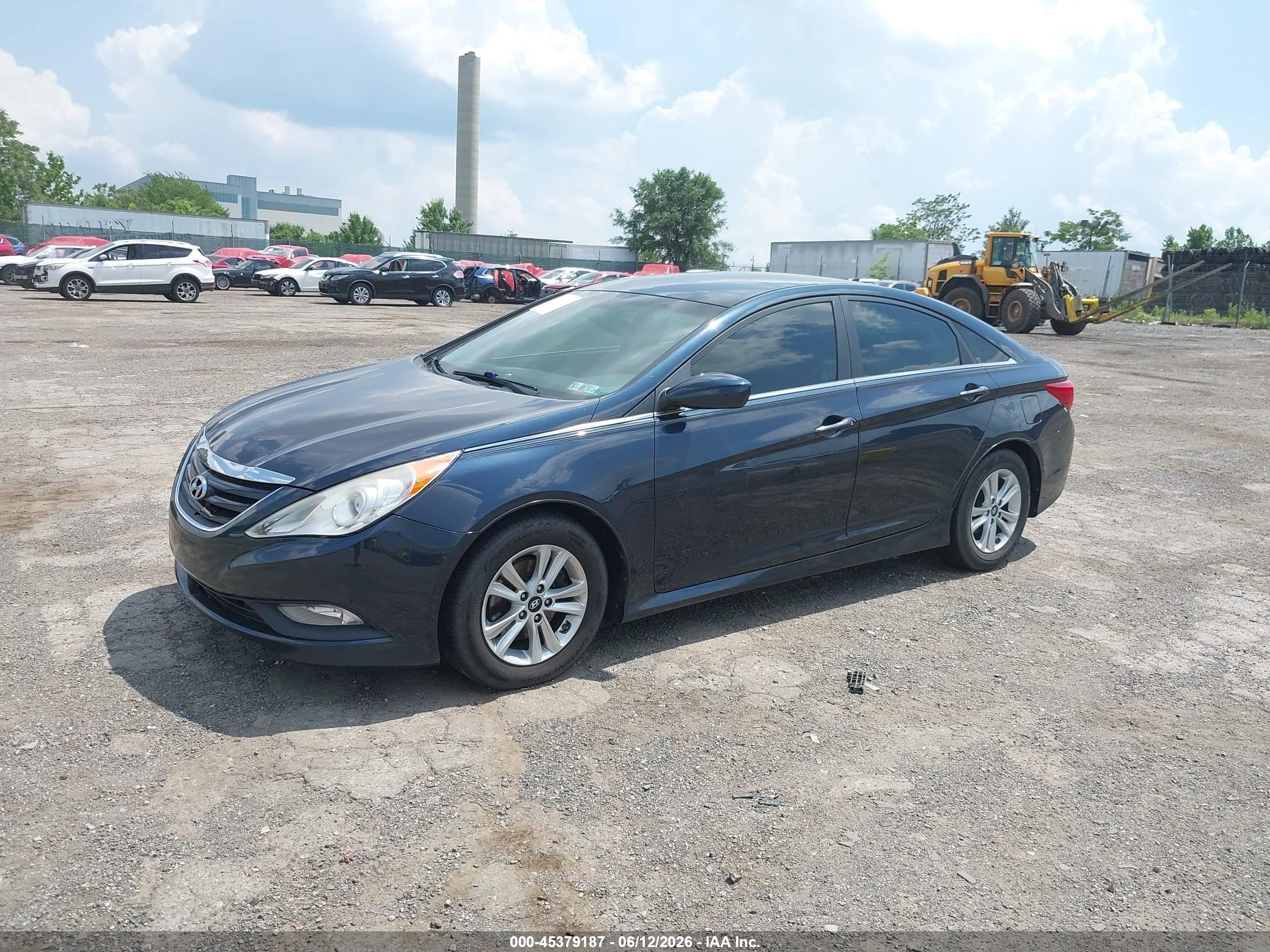 2014 Hyundai Sonata Gls Gray vin: 5NPEB4AC5EH899612