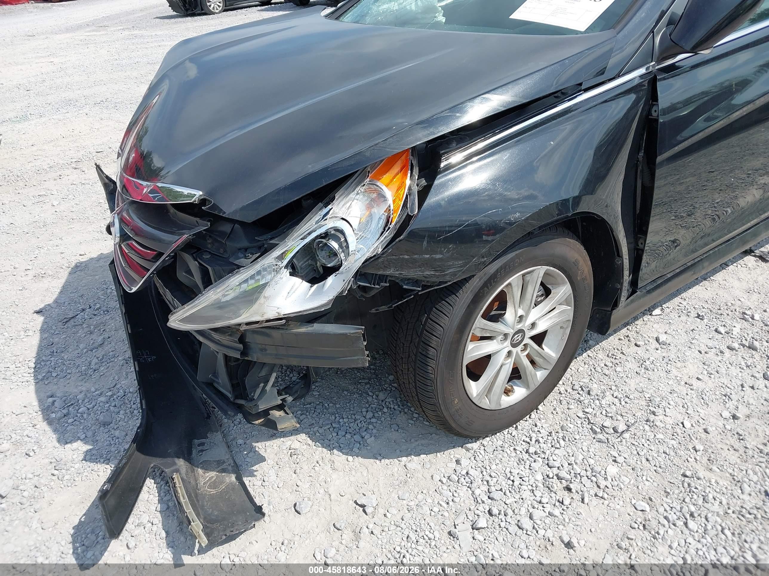 2014 Hyundai Sonata Gls Black vin: 5NPEB4AC5EH901584