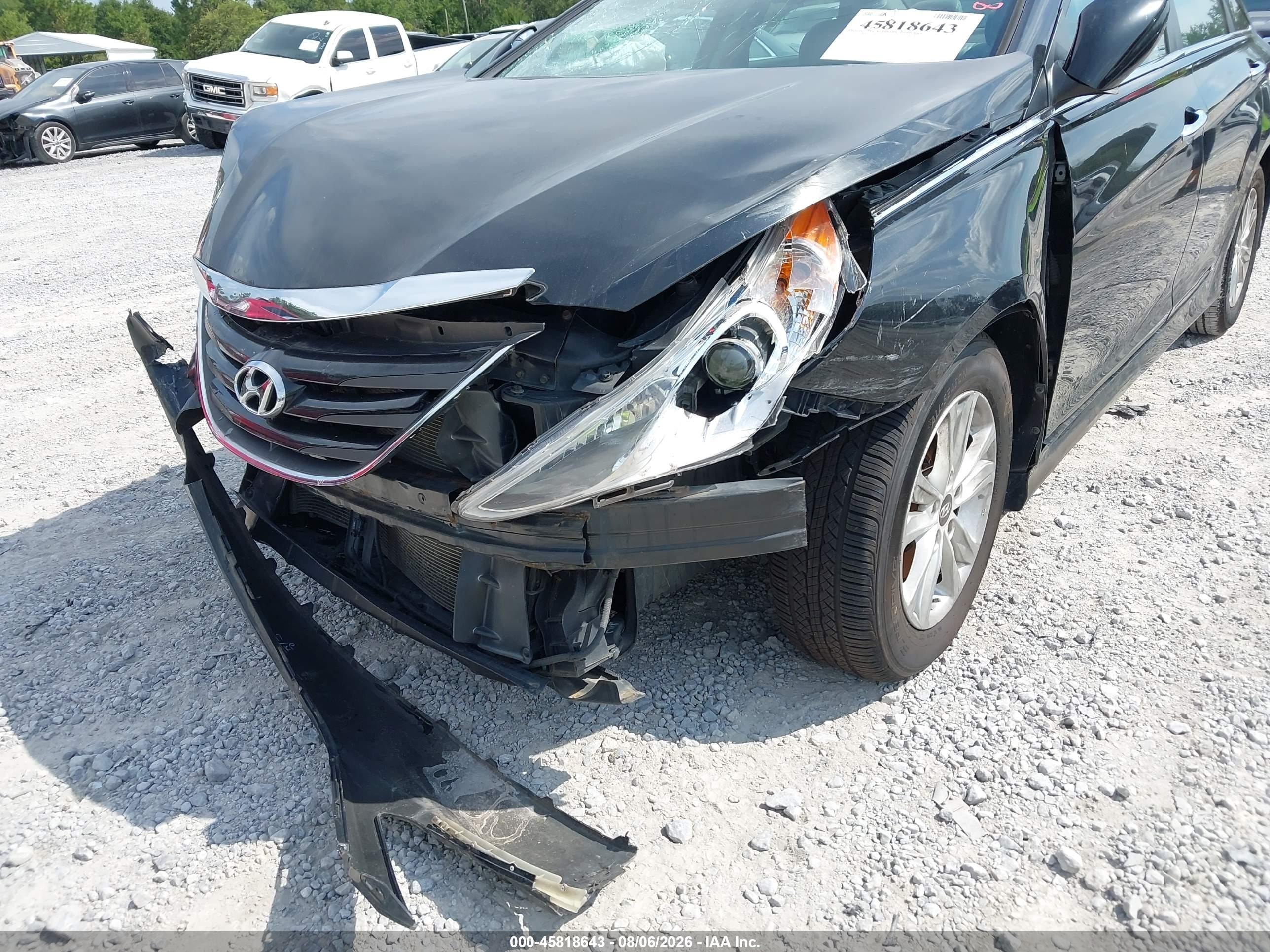 2014 Hyundai Sonata Gls Black vin: 5NPEB4AC5EH901584