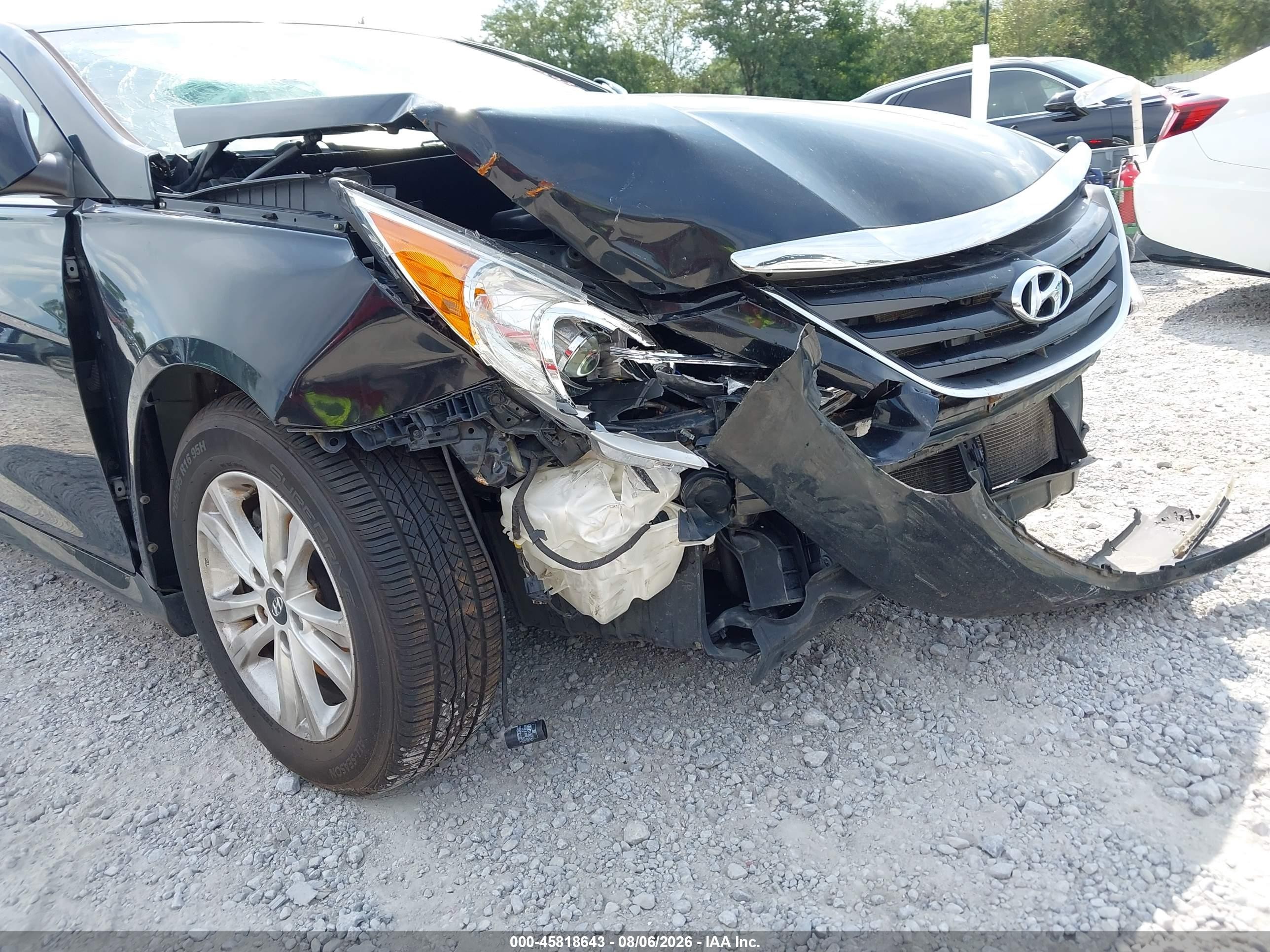 2014 Hyundai Sonata Gls Black vin: 5NPEB4AC5EH901584