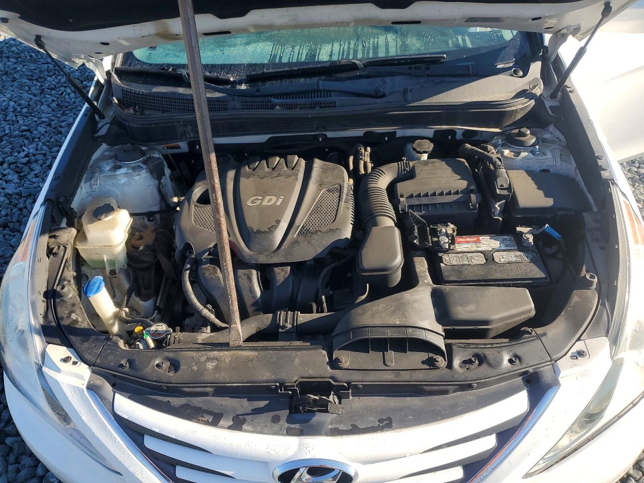 2014 Hyundai Sonata Gls White vin: 5NPEB4AC5EH901603