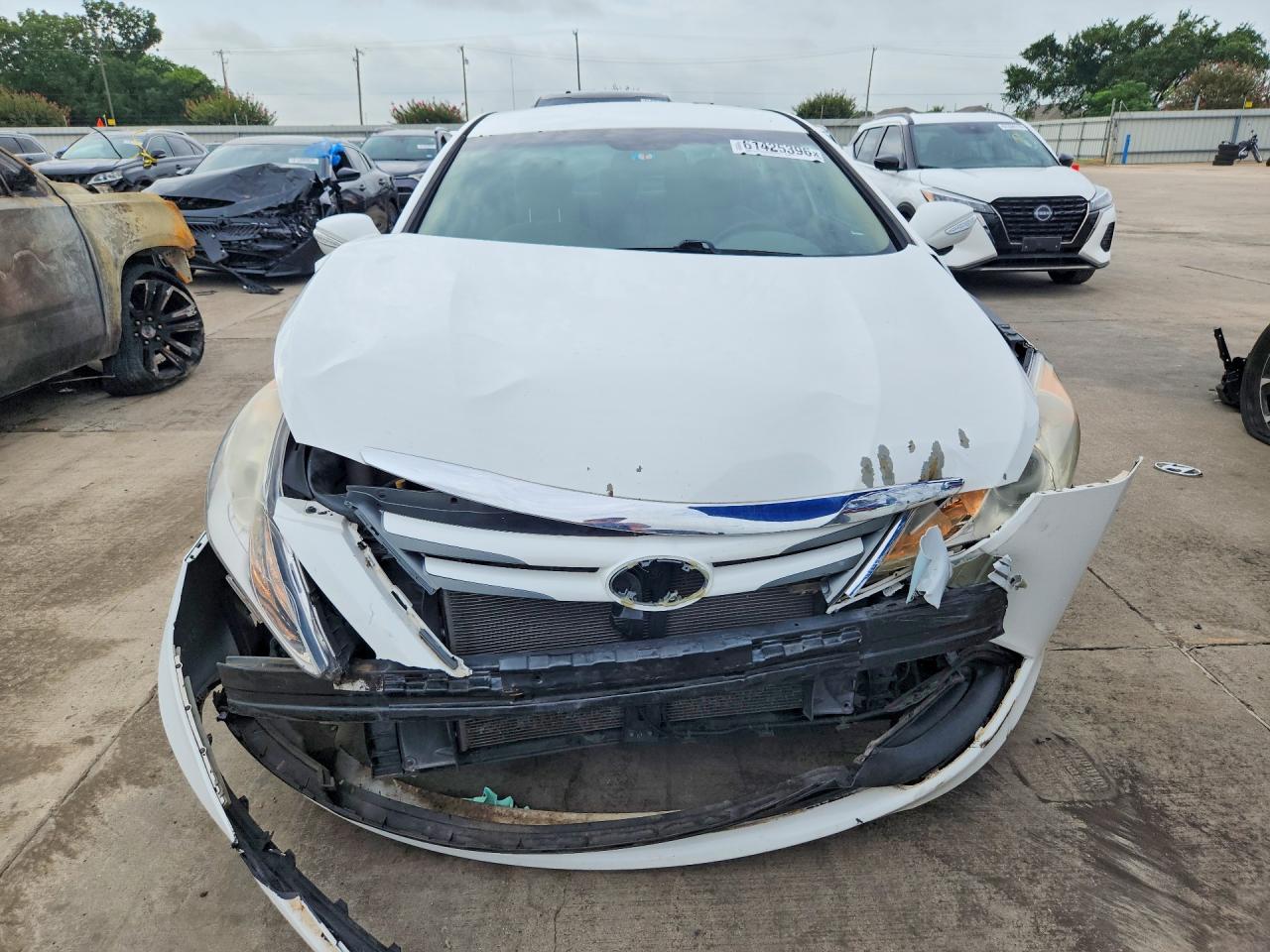 2014 Hyundai Sonata Белый vin: 5NPEB4AC5EH903643