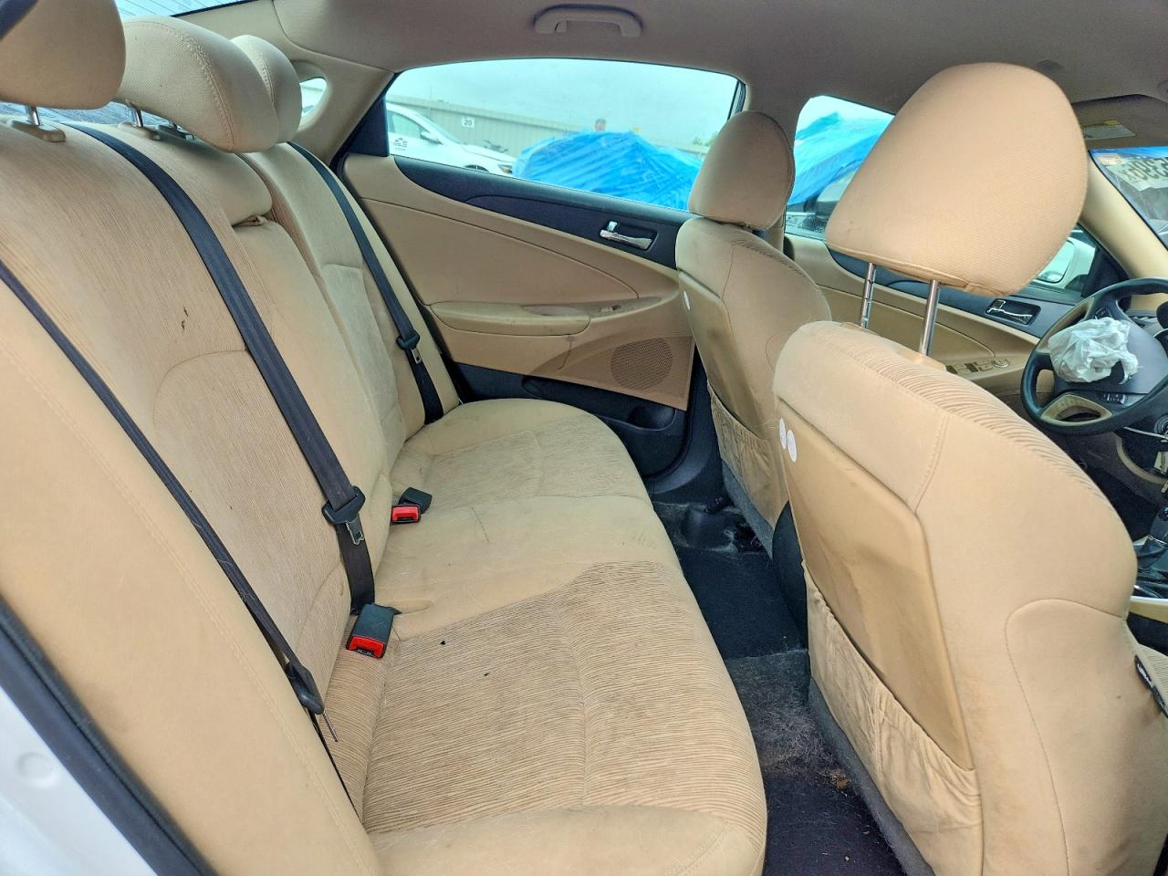 2014 Hyundai Sonata Белый vin: 5NPEB4AC5EH903643