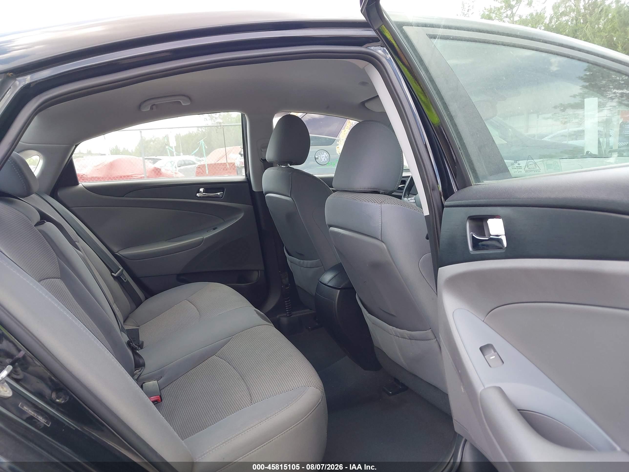 2014 Hyundai Sonata Gls Черный vin: 5NPEB4AC5EH905327