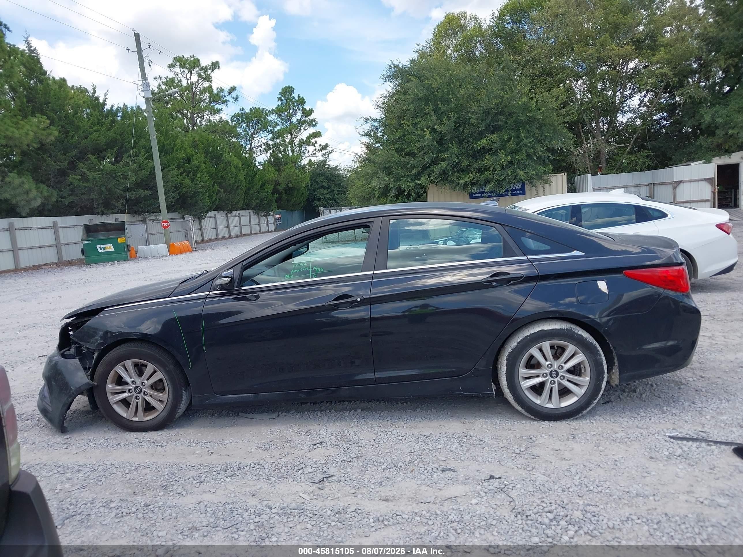 2014 Hyundai Sonata Gls Черный vin: 5NPEB4AC5EH905327