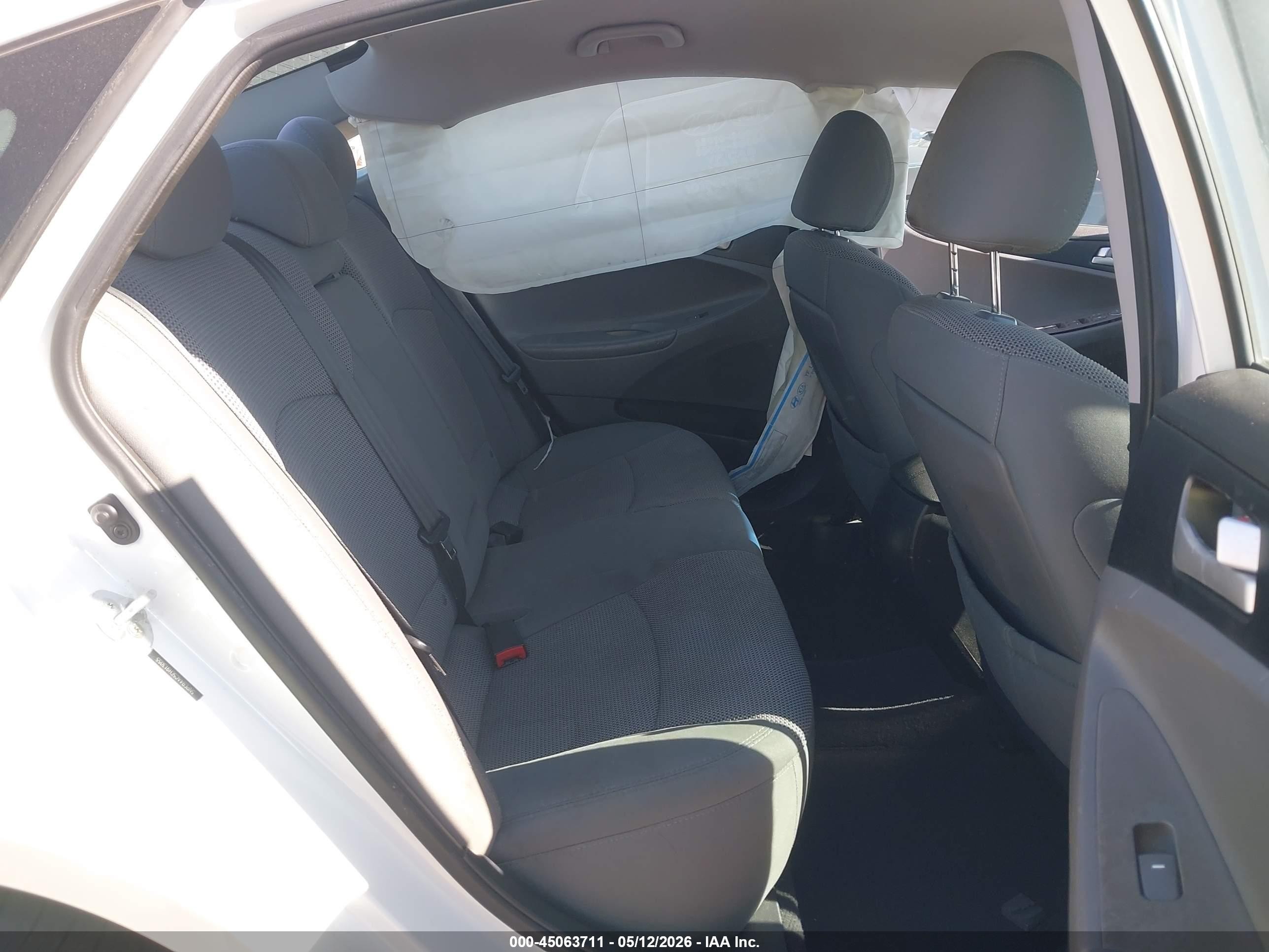 2014 Hyundai Sonata Gls White vin: 5NPEB4AC5EH913055