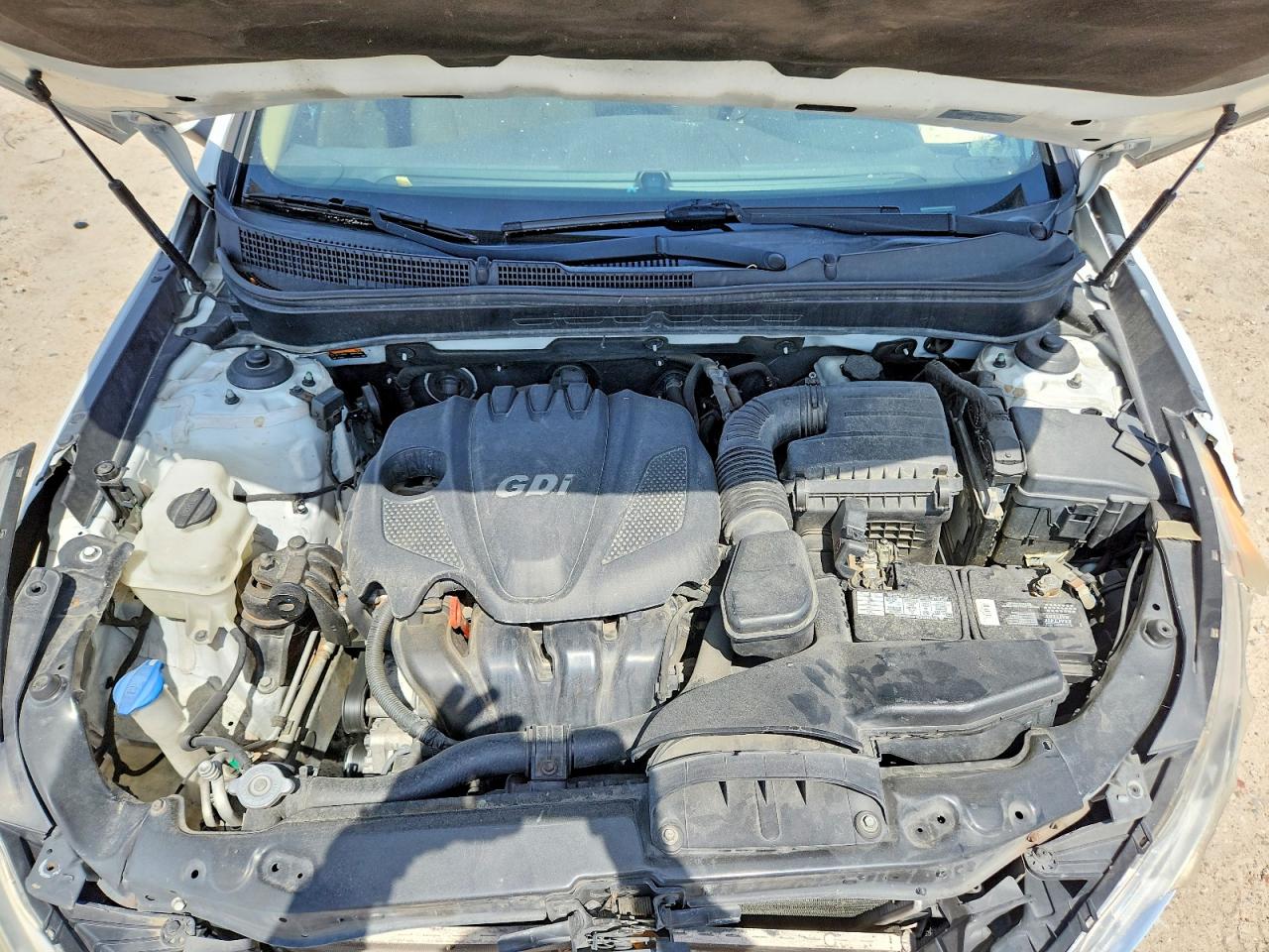 2014 Hyundai Sonata Gls White vin: 5NPEB4AC5EH914433