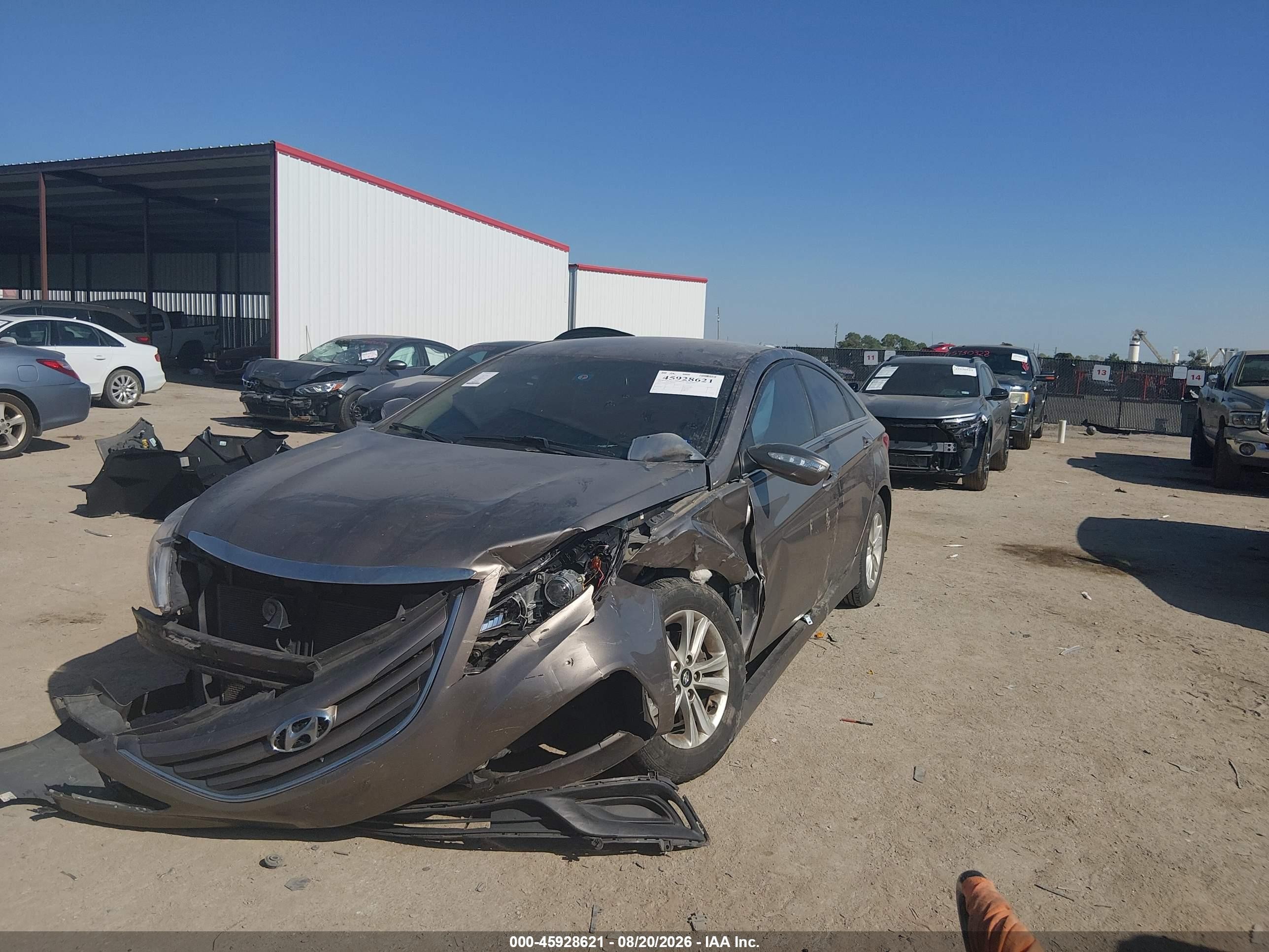 2014 Hyundai Sonata Gls Tan vin: 5NPEB4AC5EH914738