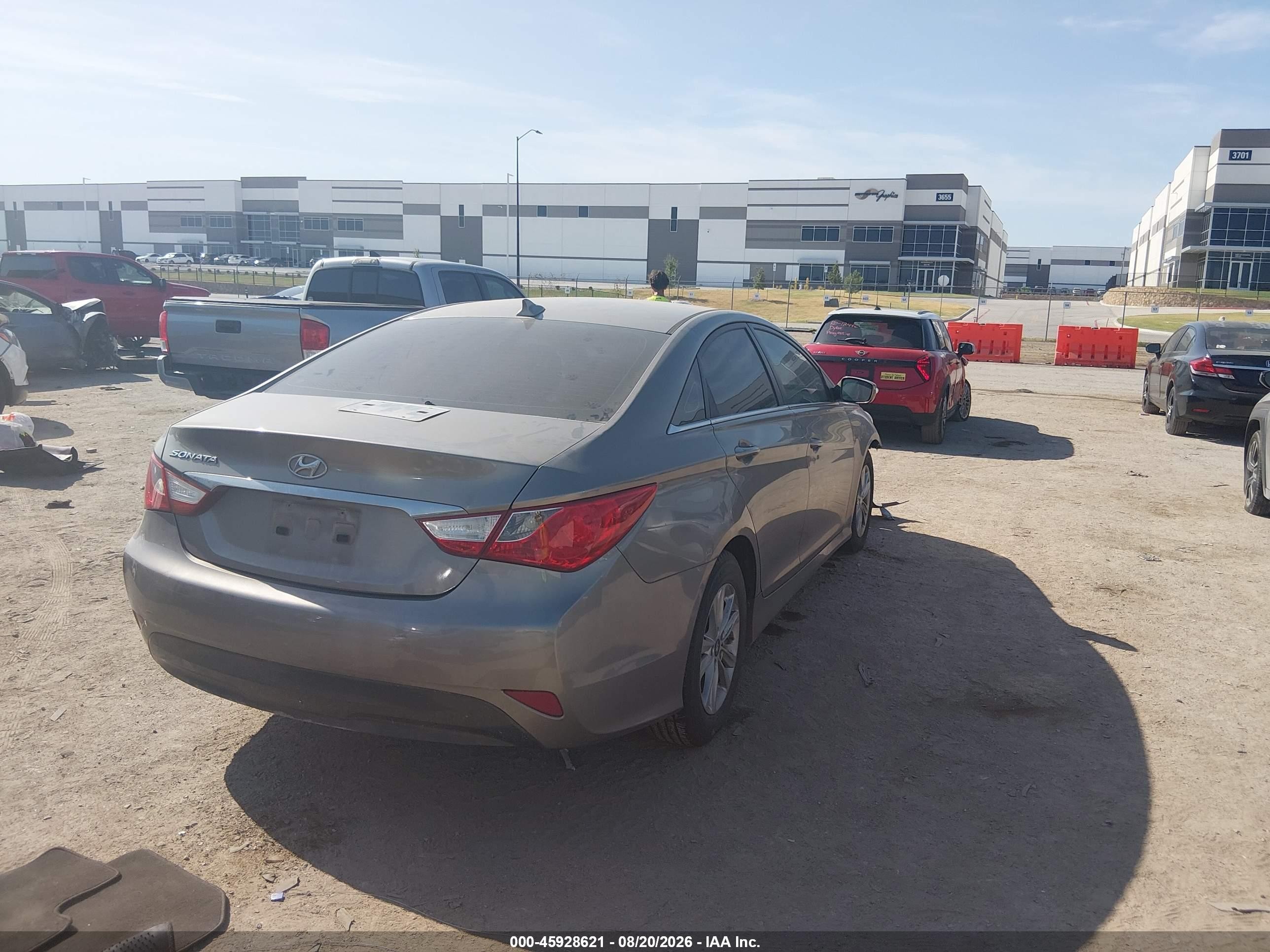2014 Hyundai Sonata Gls Tan vin: 5NPEB4AC5EH914738