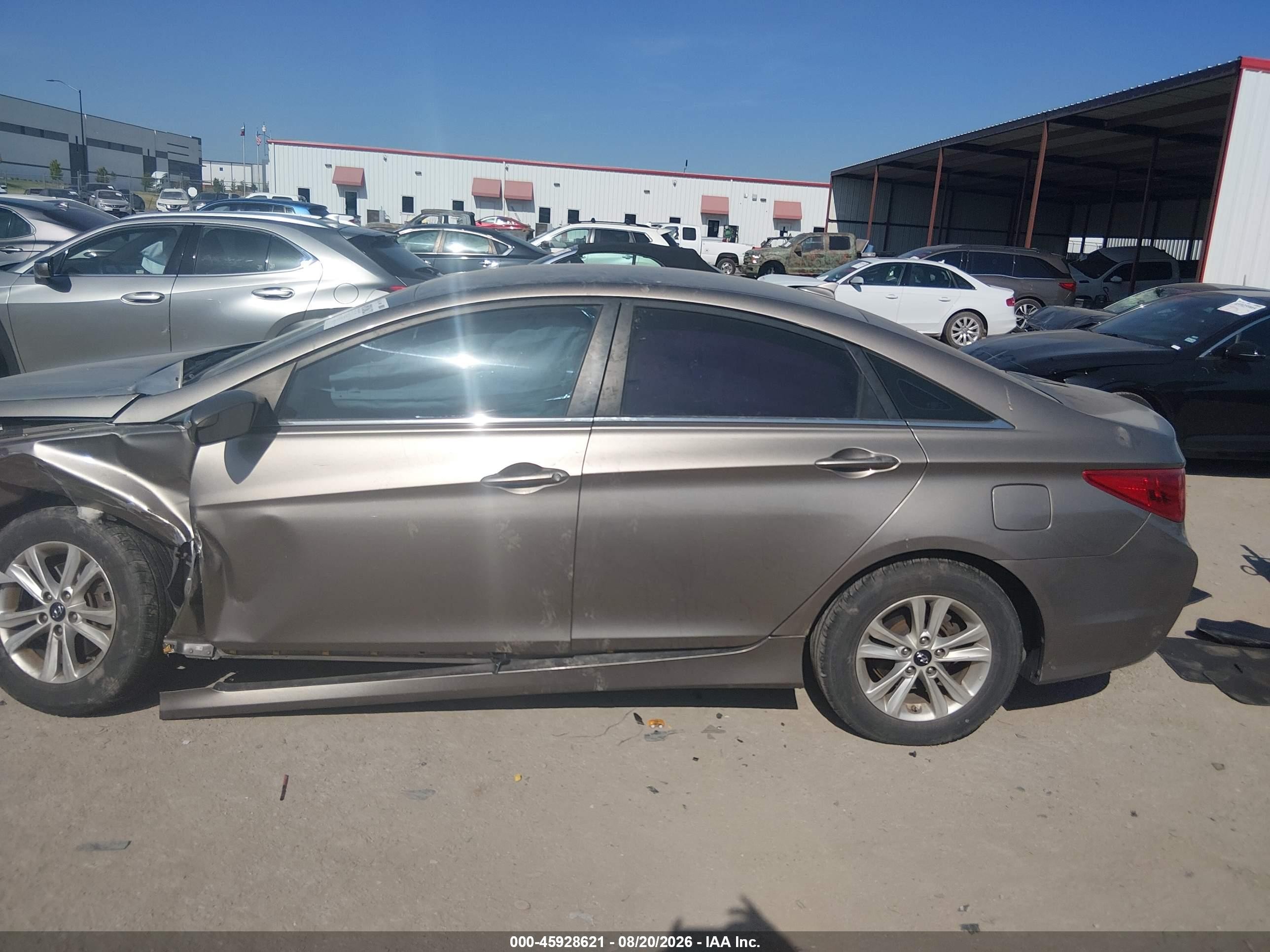 2014 Hyundai Sonata Gls Tan vin: 5NPEB4AC5EH914738