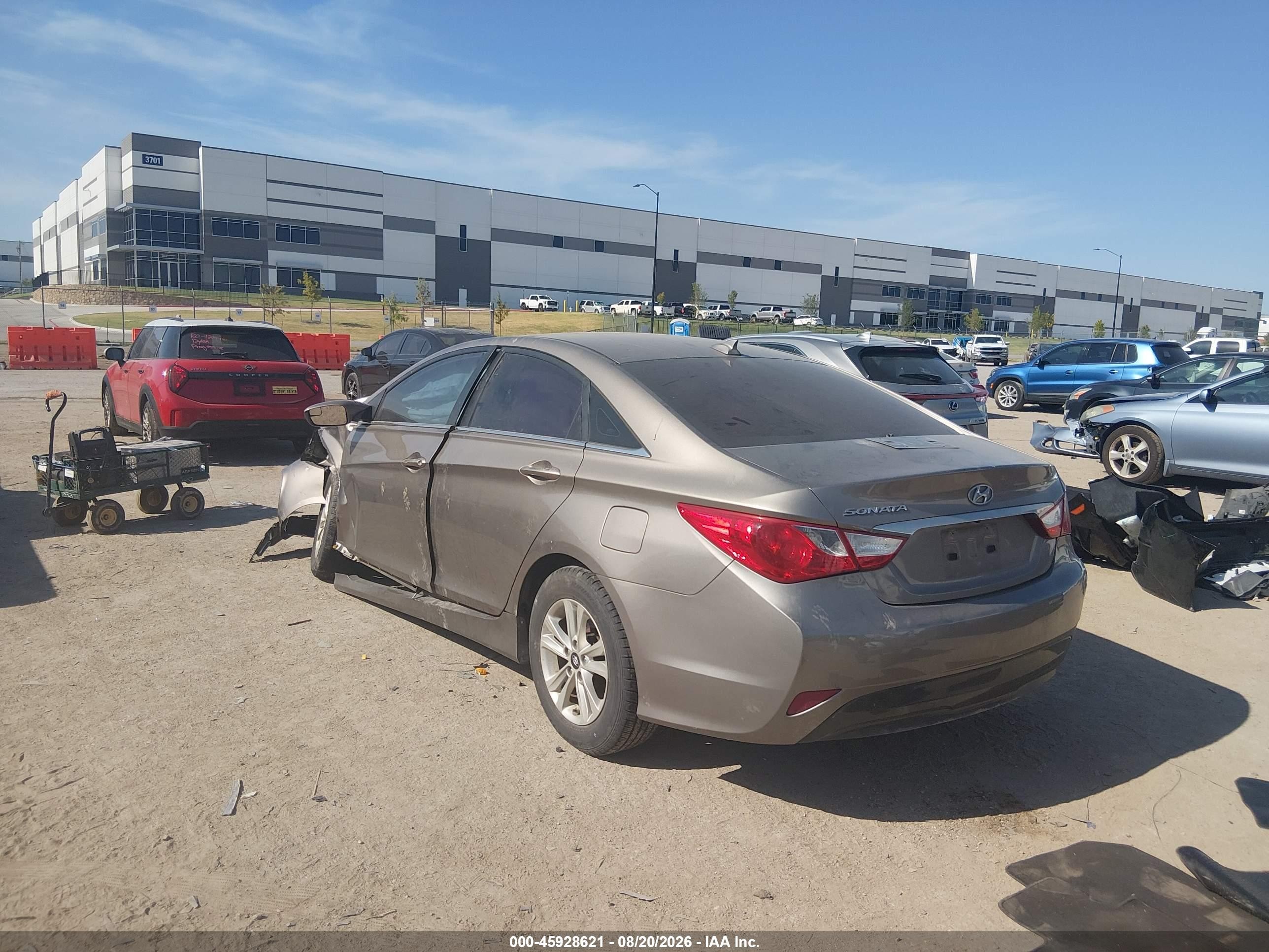 2014 Hyundai Sonata Gls Tan vin: 5NPEB4AC5EH914738