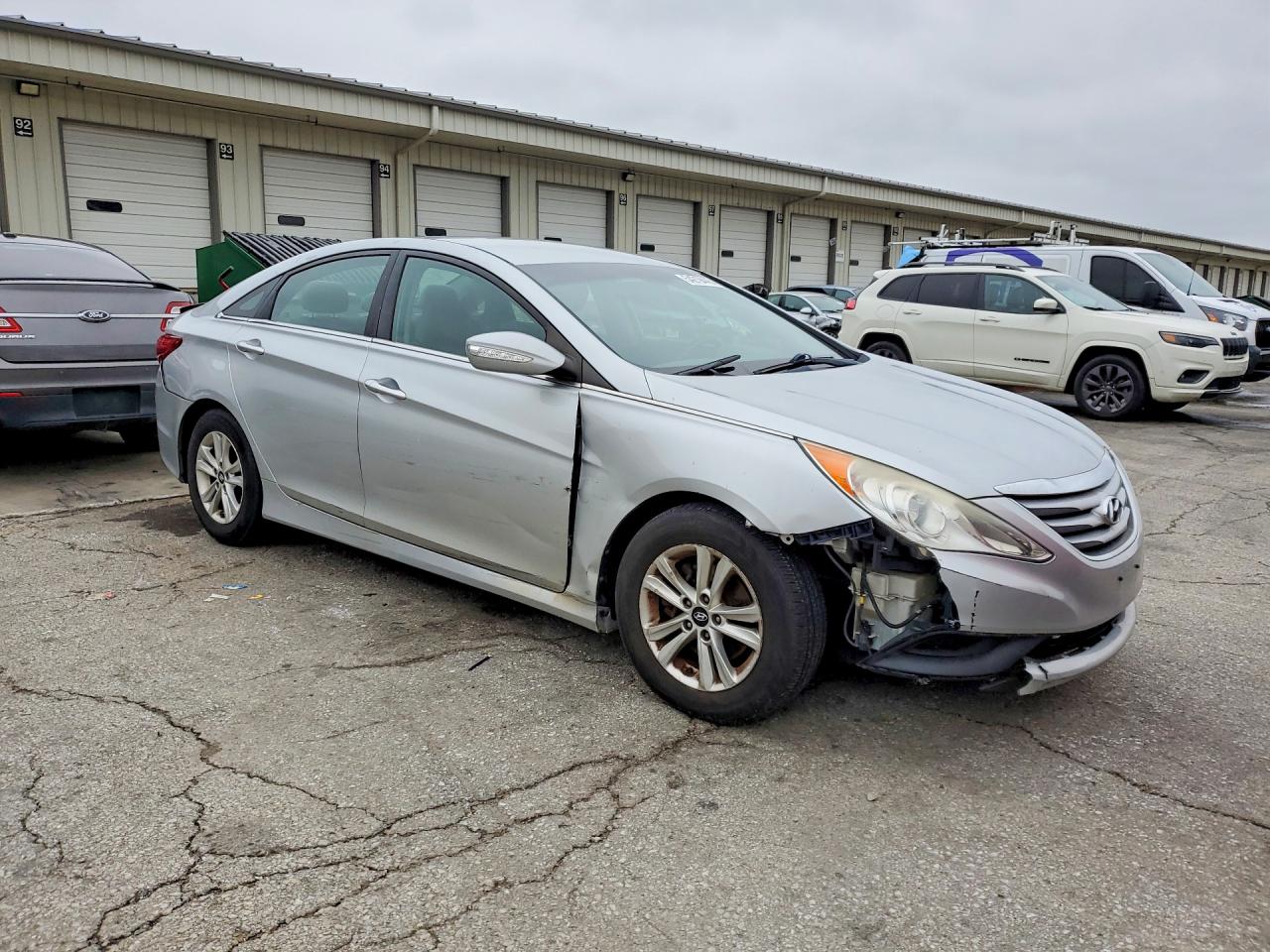 2014 Hyundai Sonata Gls Silver vin: 5NPEB4AC5EH920359