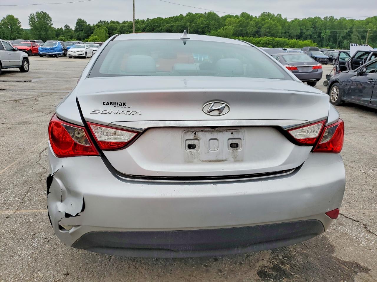 2014 Hyundai Sonata Gls Silver vin: 5NPEB4AC5EH920359