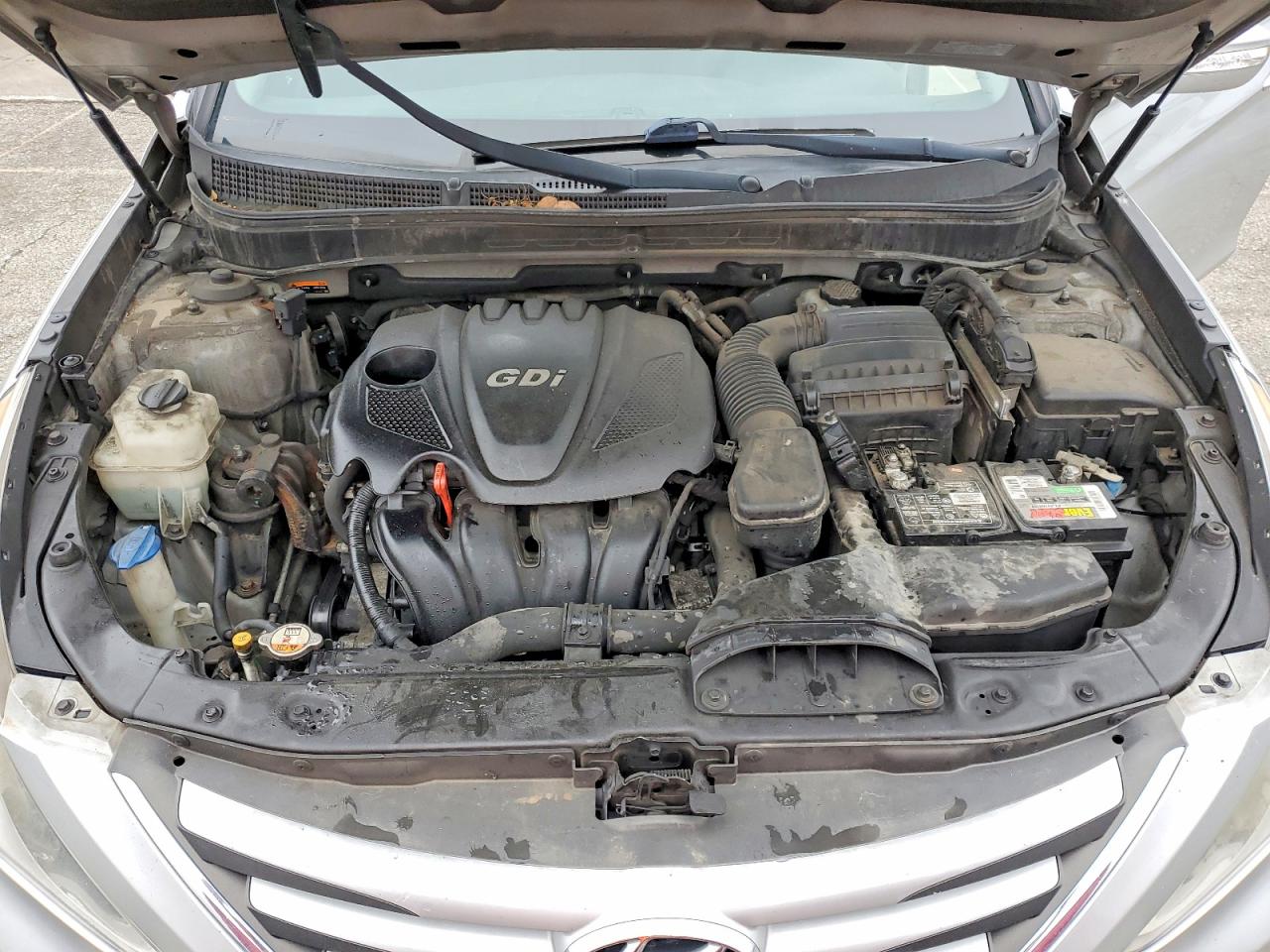 2014 Hyundai Sonata Gls Silver vin: 5NPEB4AC5EH920359