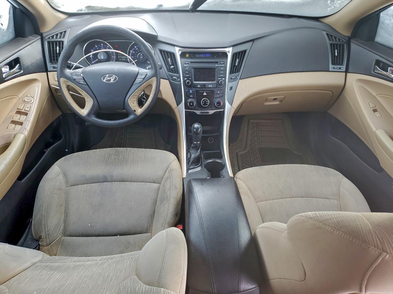 2014 Hyundai Sonata Gls White vin: 5NPEB4AC5EH921494