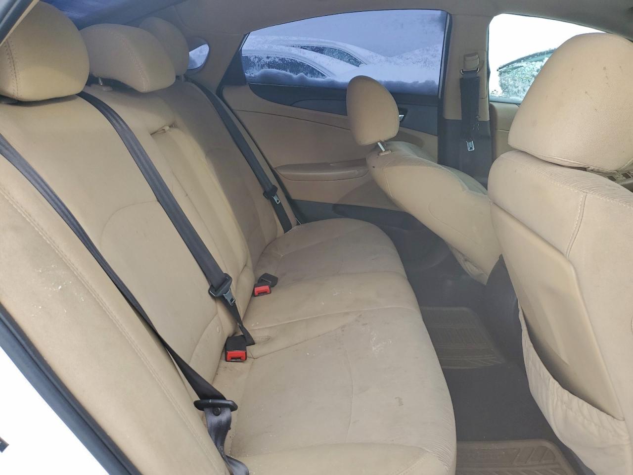 2014 Hyundai Sonata Gls White vin: 5NPEB4AC5EH921494