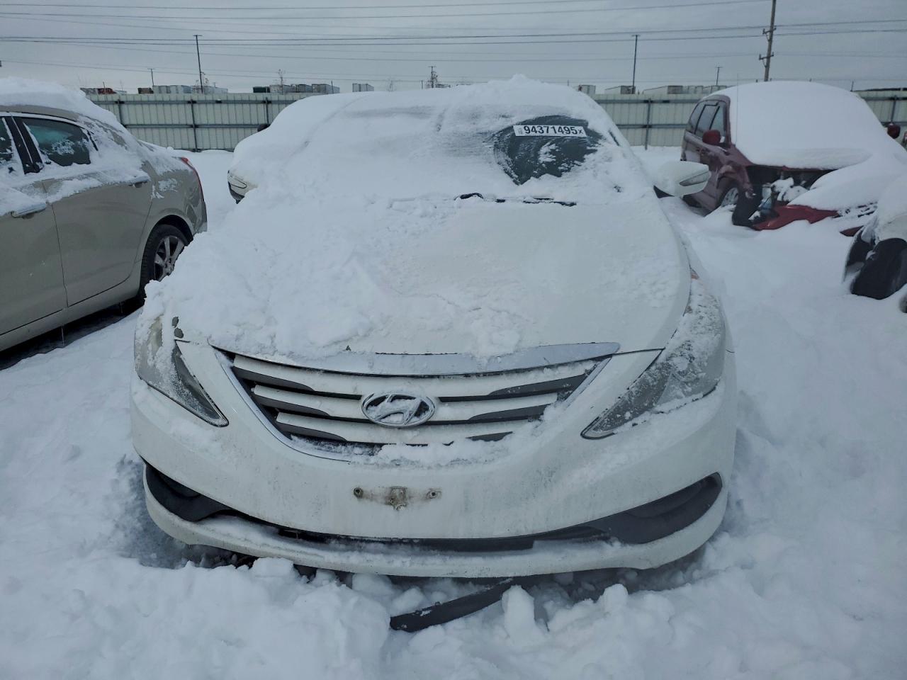 2014 Hyundai Sonata Gls White vin: 5NPEB4AC5EH921494